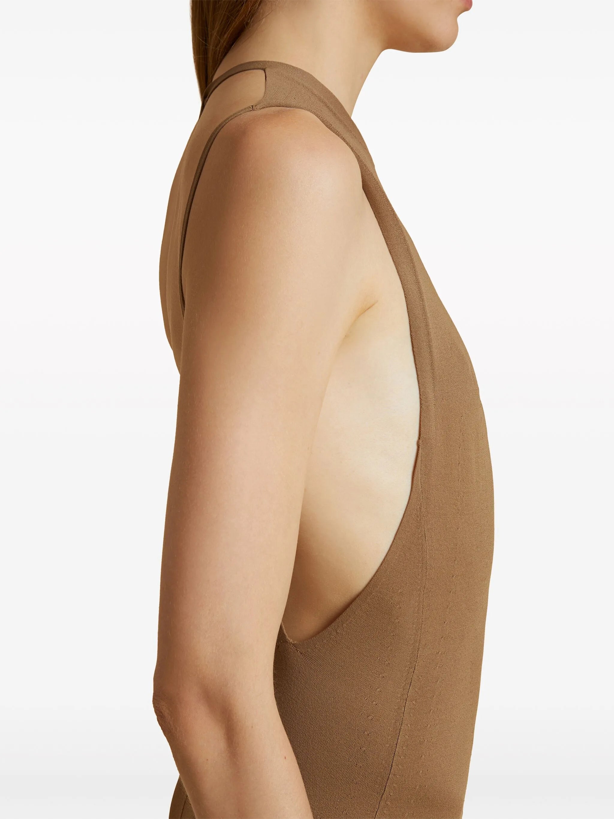 Terri V-neck maxi dress