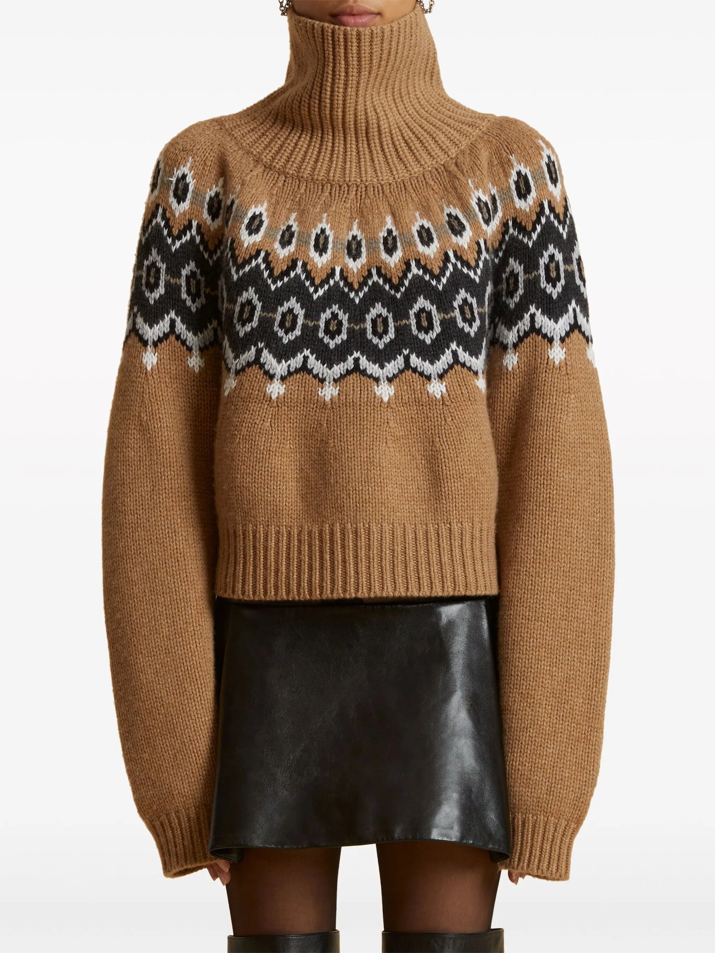 The Amaris high-neck jumper