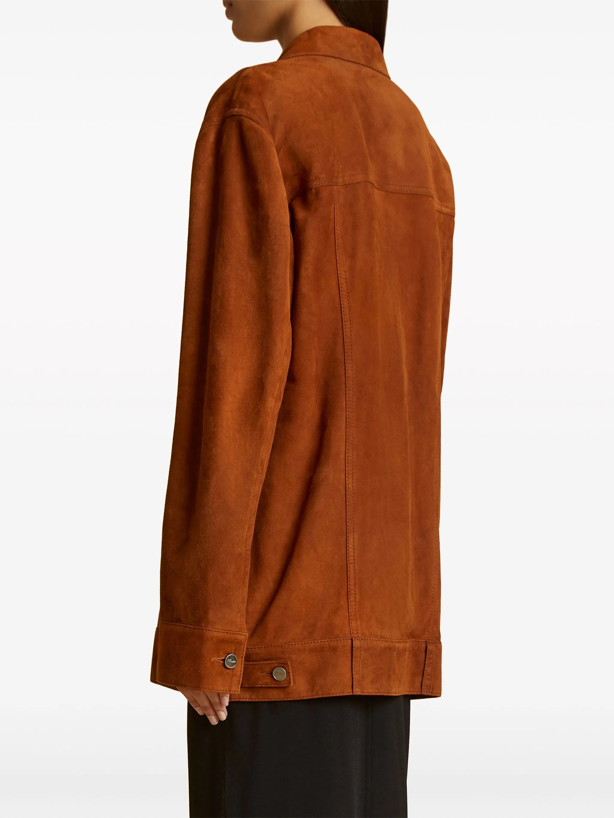 Ross suede shirt jacket