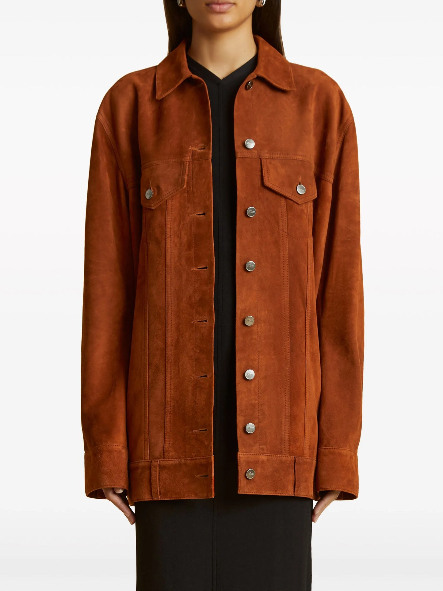 Ross suede shirt jacket