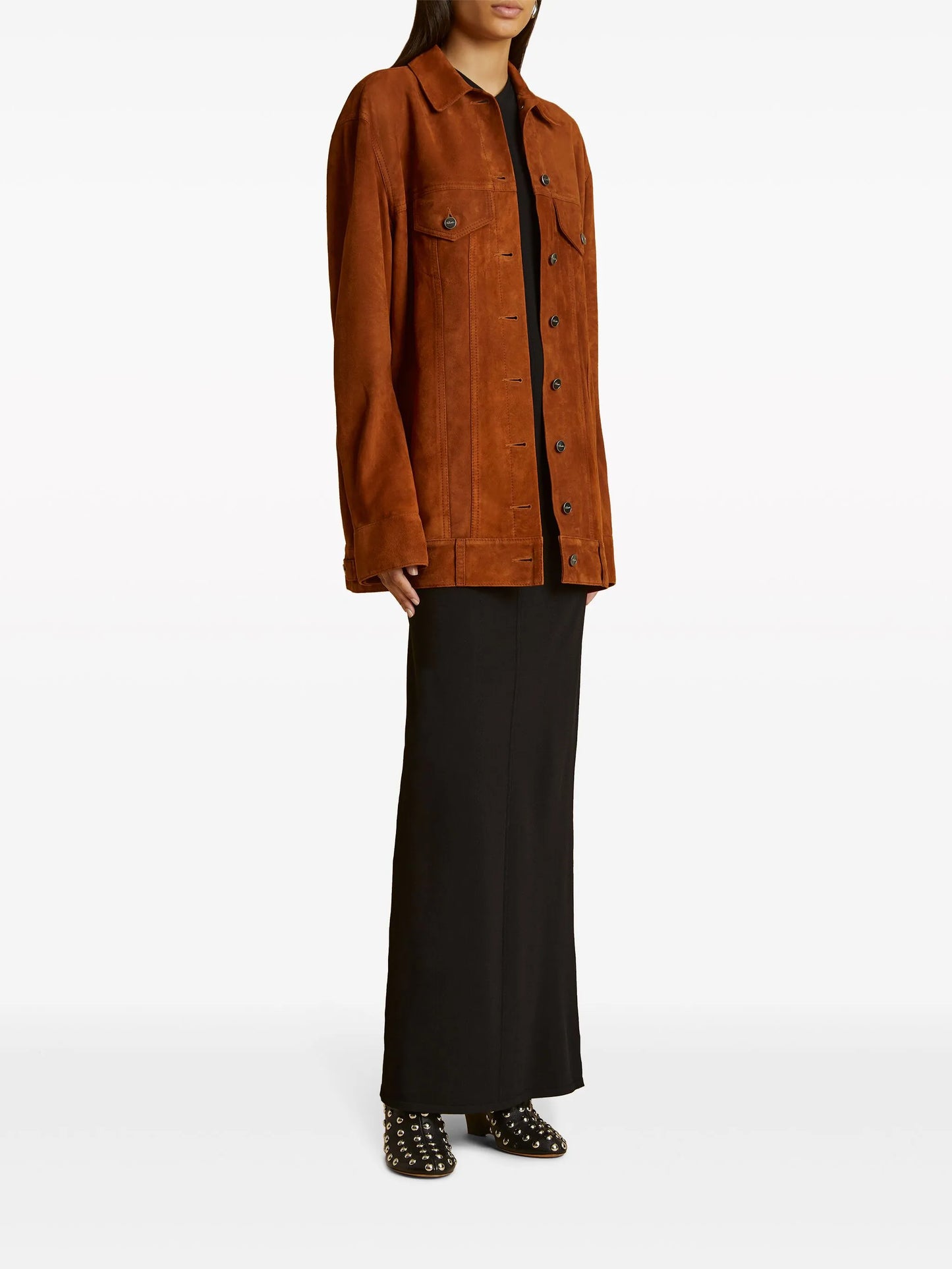 Ross suede shirt jacket