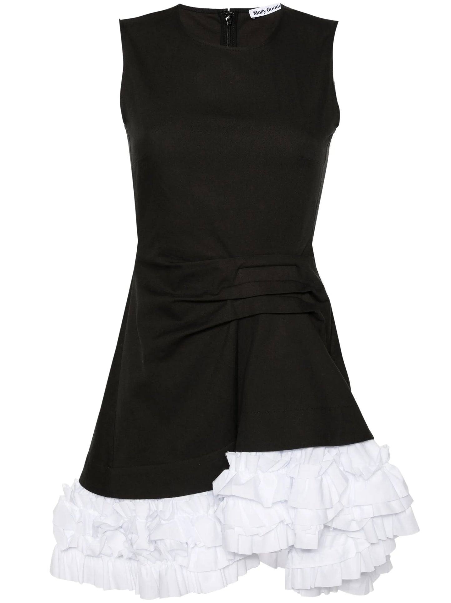 Alma ruffled cotton minidress