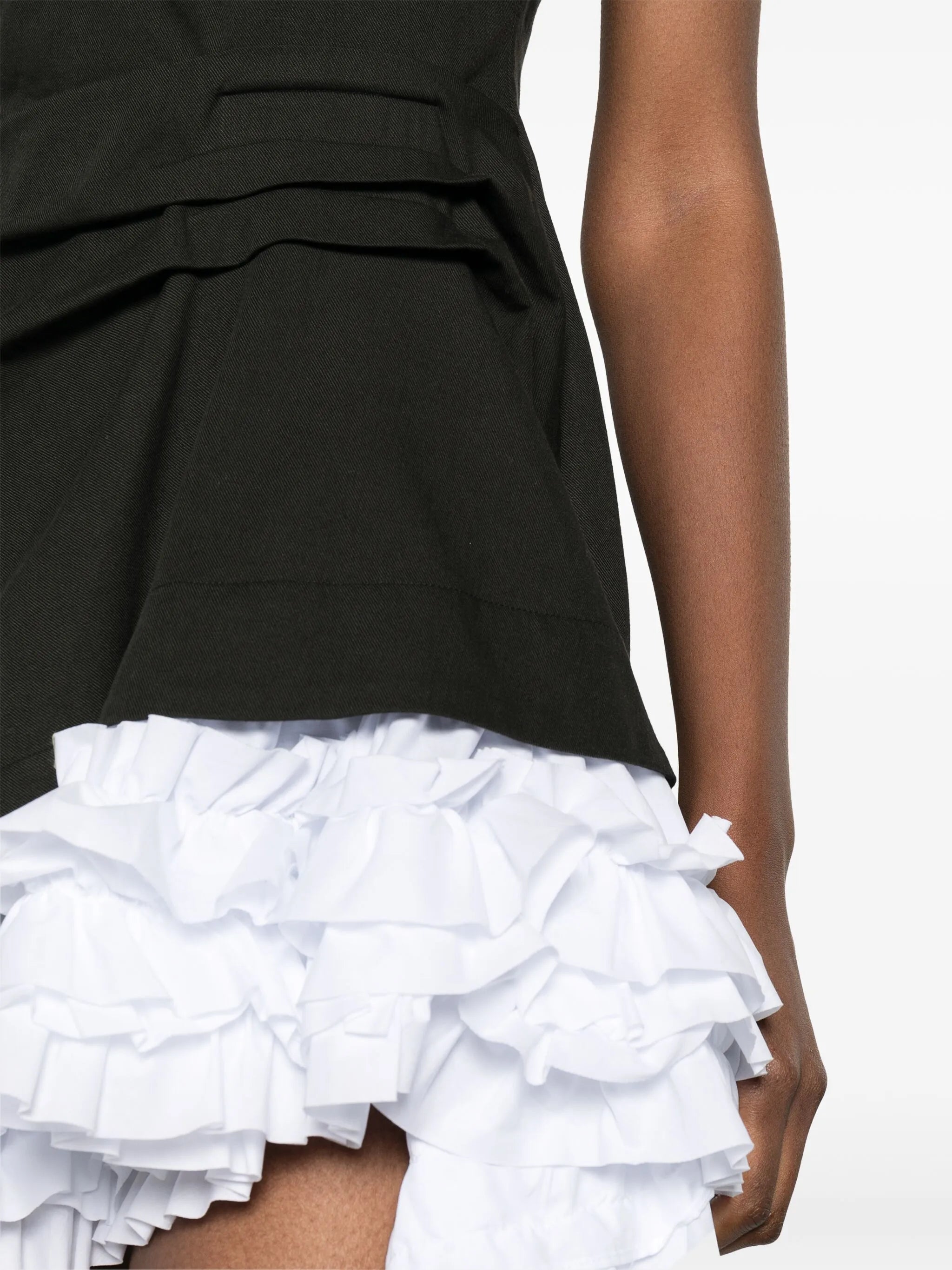 Alma ruffled cotton minidress