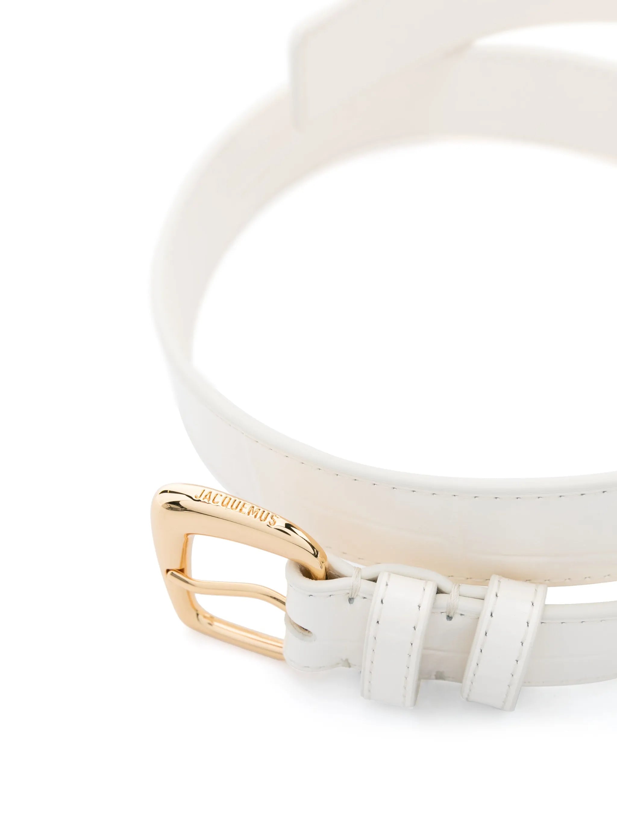 La ceinture Ovalo leather belt