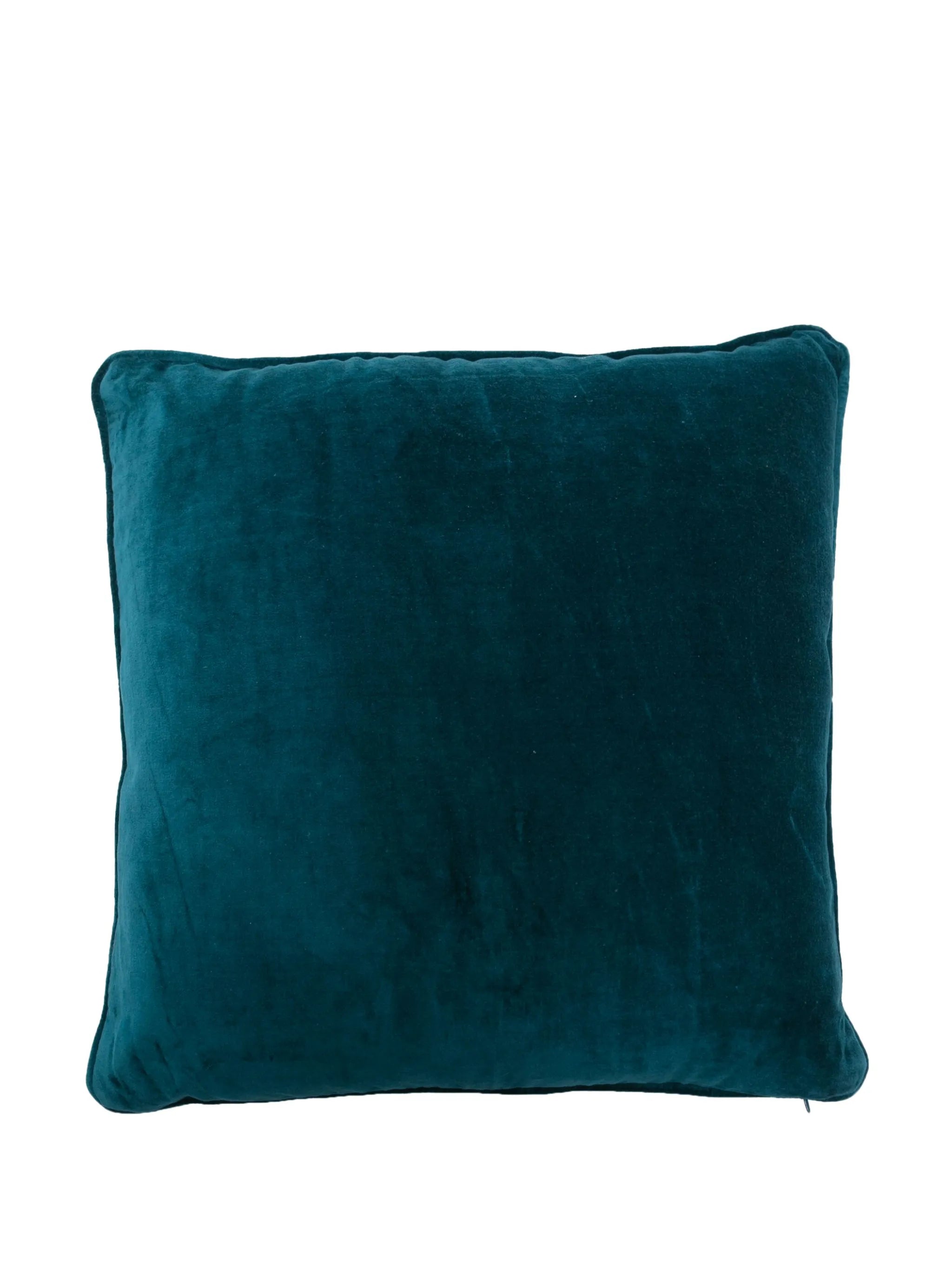 x Browns Embroidered Palms velvet cushion (50cm x 50cm)