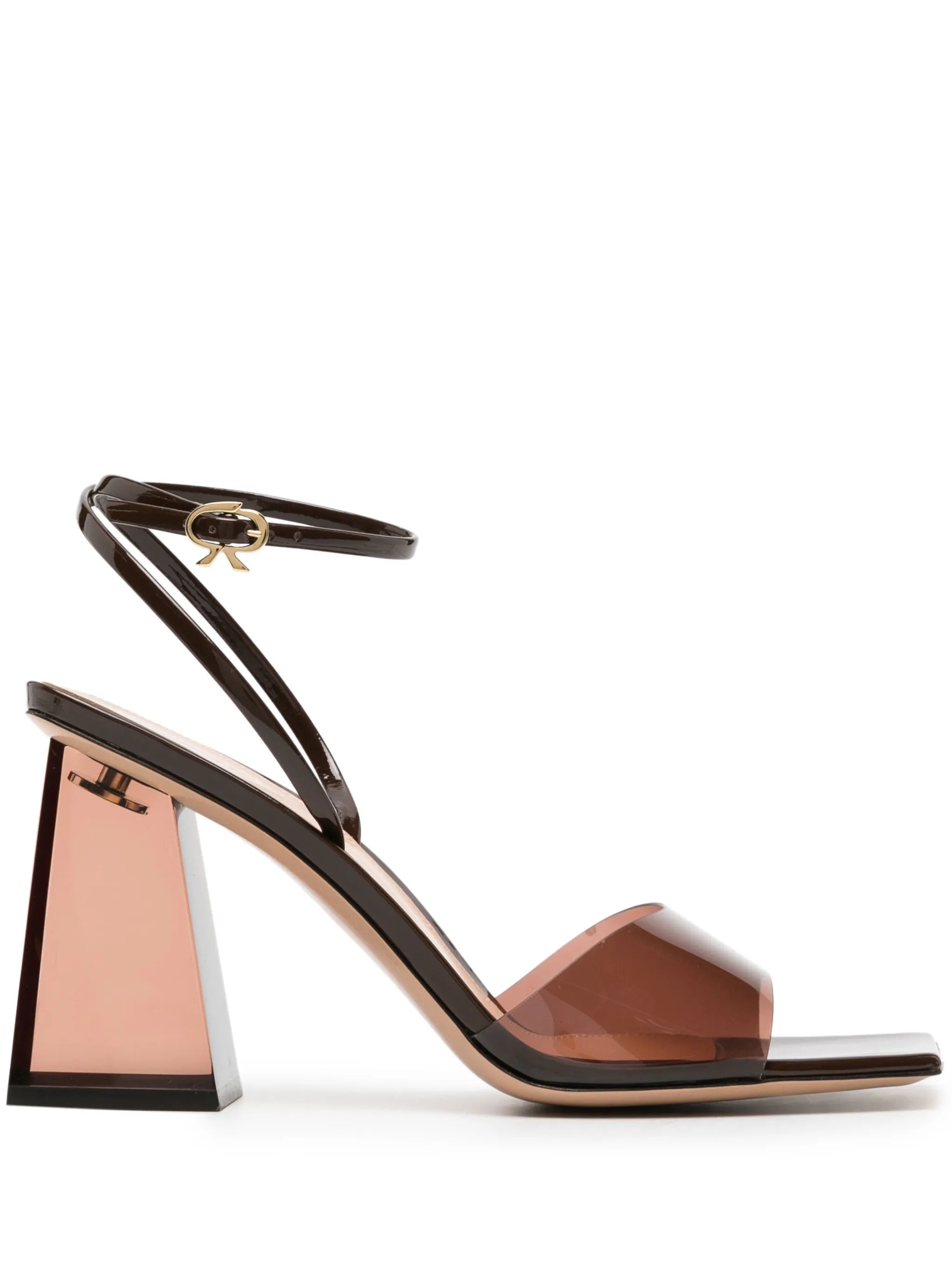 Cosmic 85mm transparent sandals