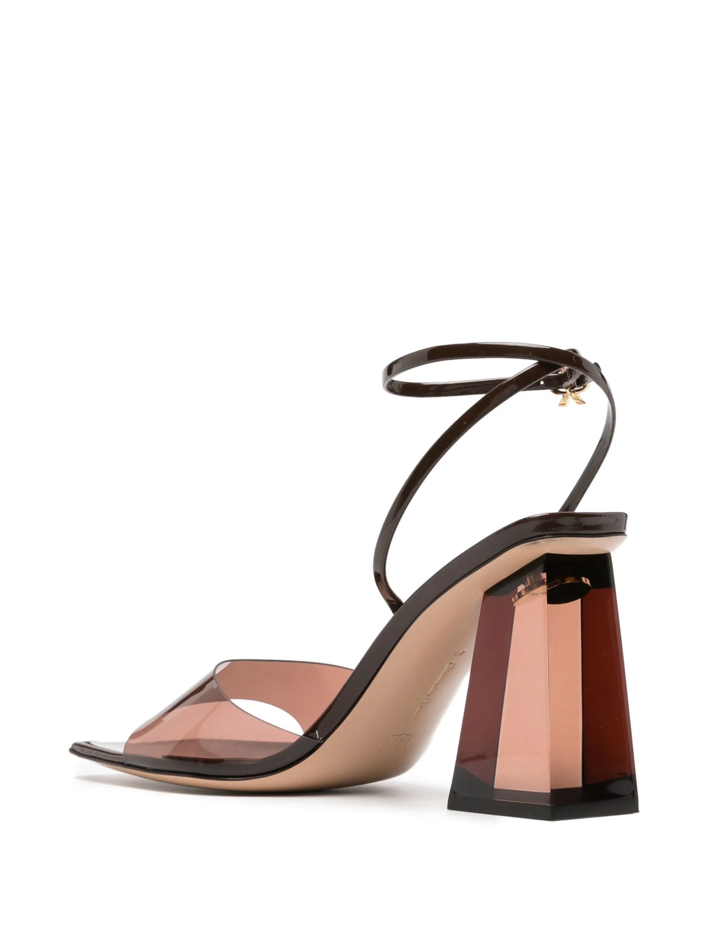 Cosmic 85mm transparent sandals