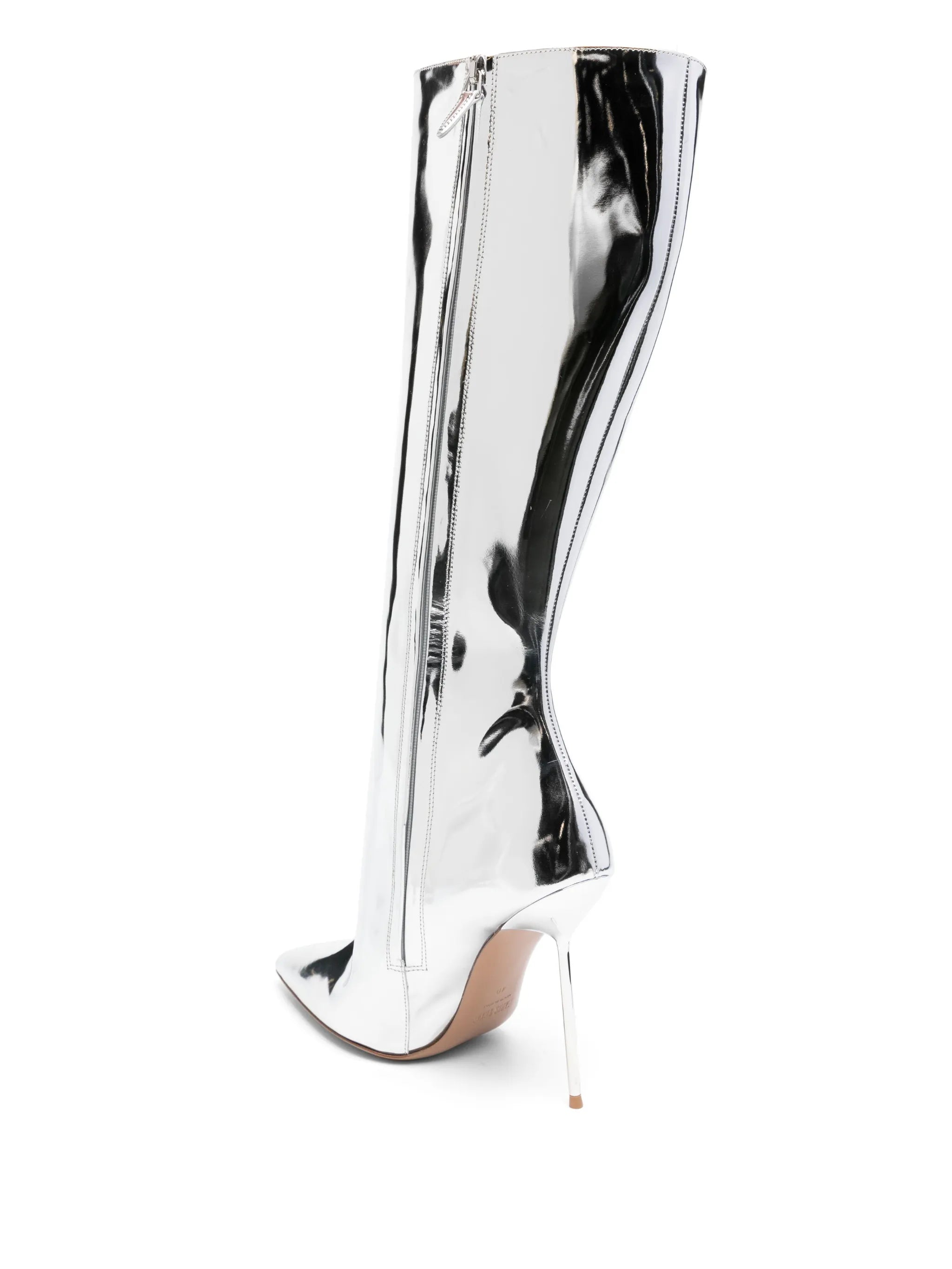 Lydia 106mm mirrored boots