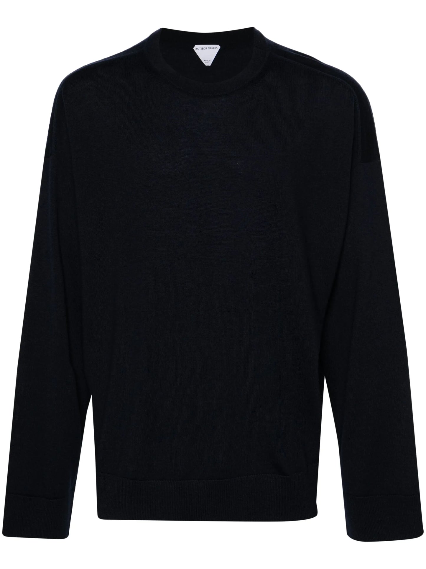 crew-neck wool jumper