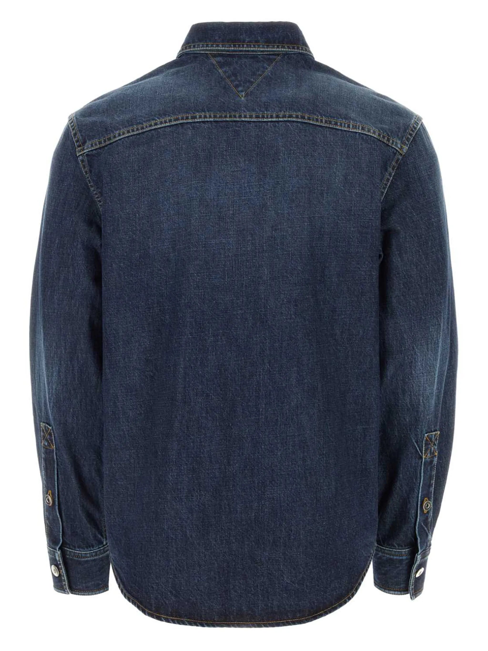 long-sleeve denim shirt