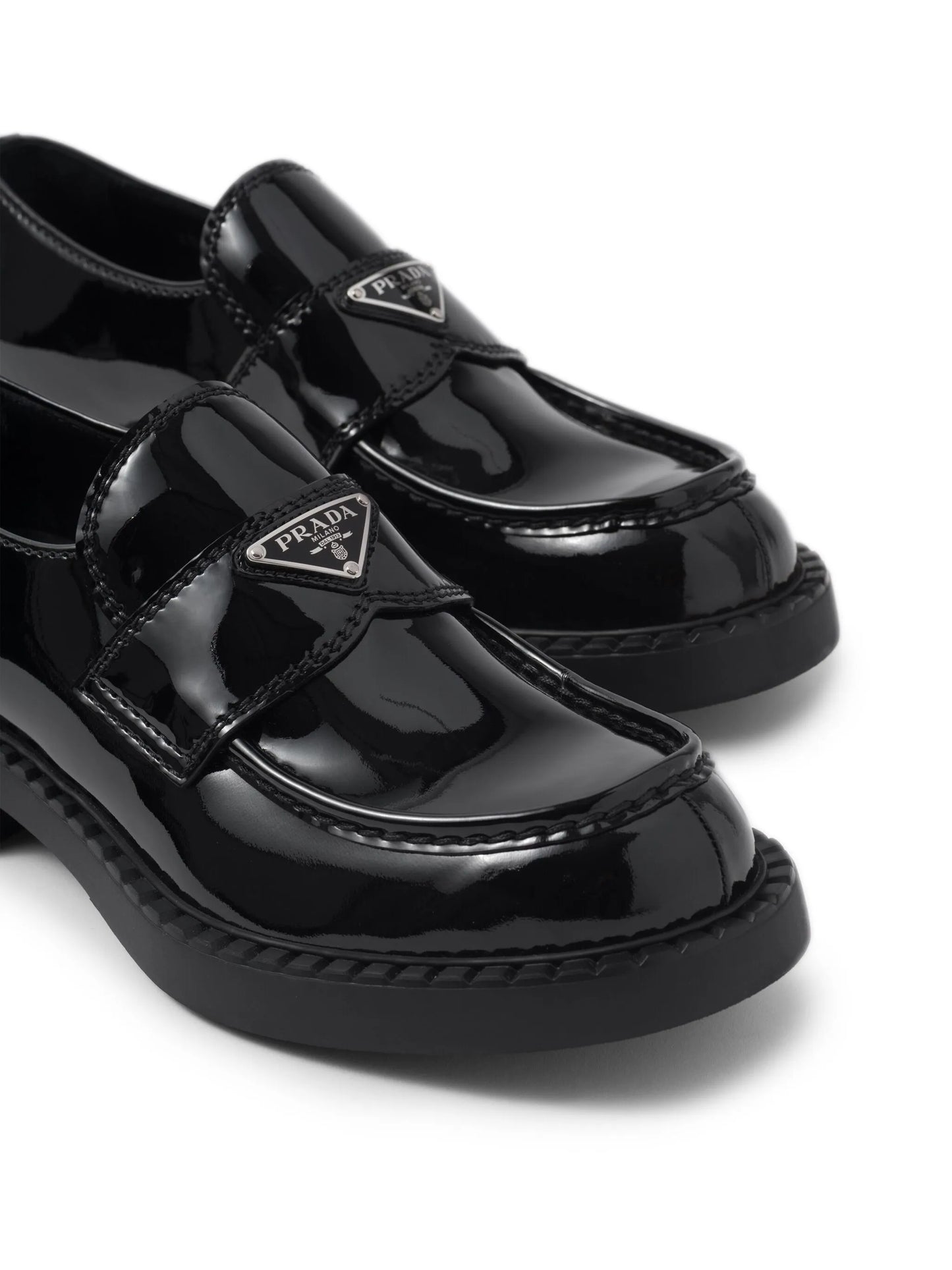 patent leather loafers