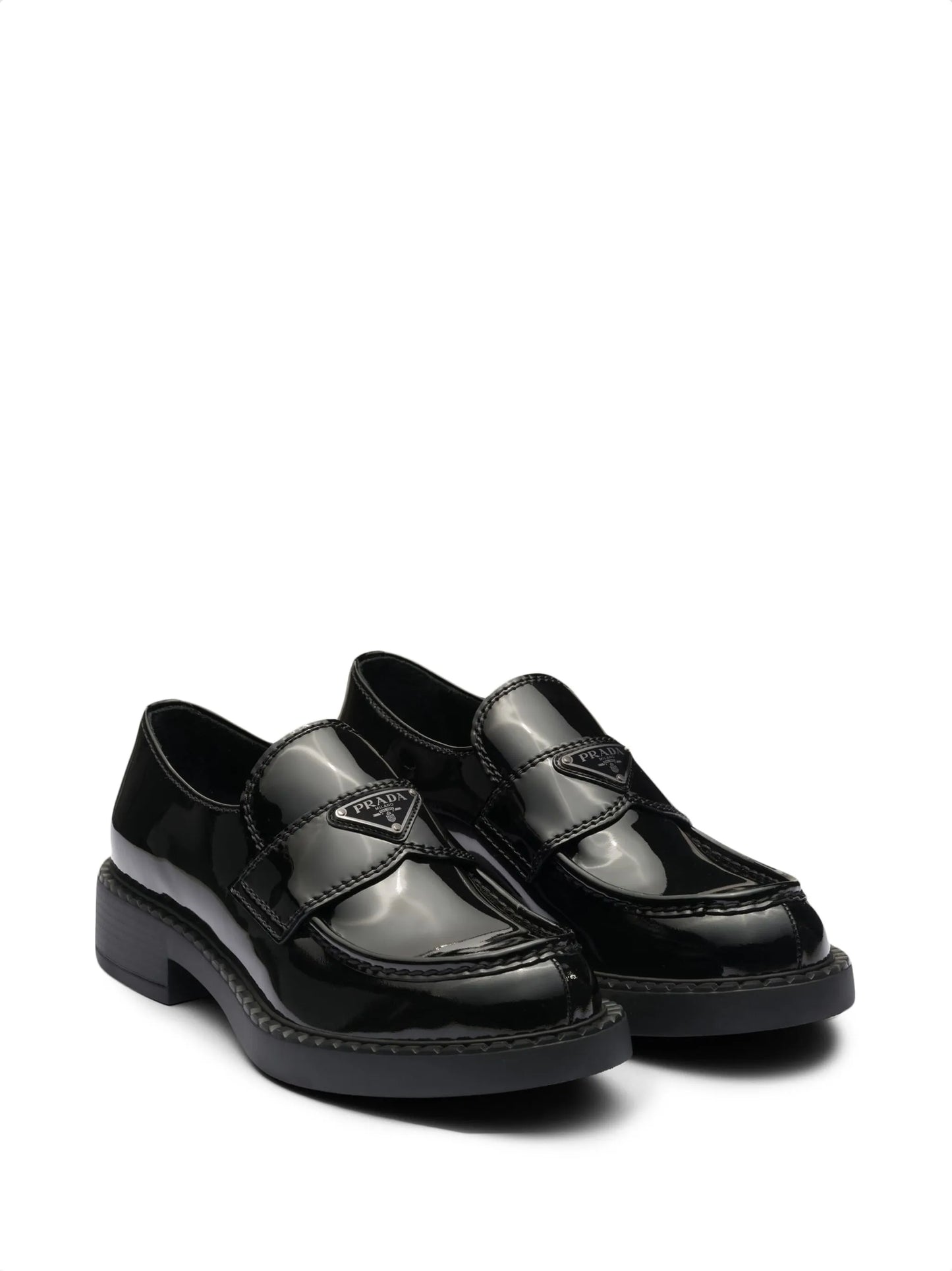 patent leather loafers