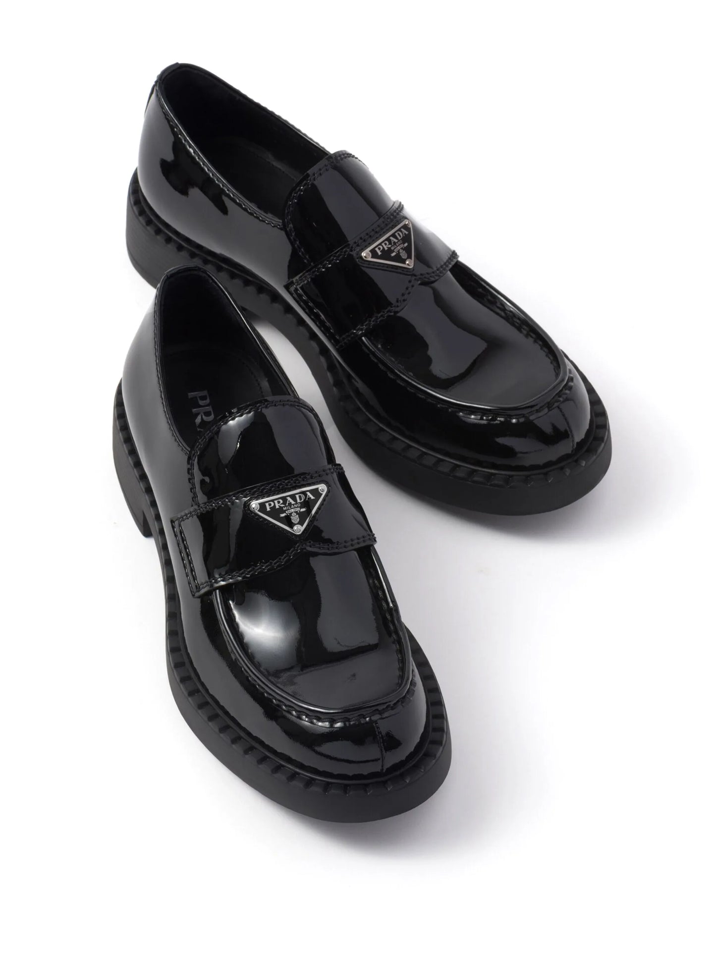 patent leather loafers