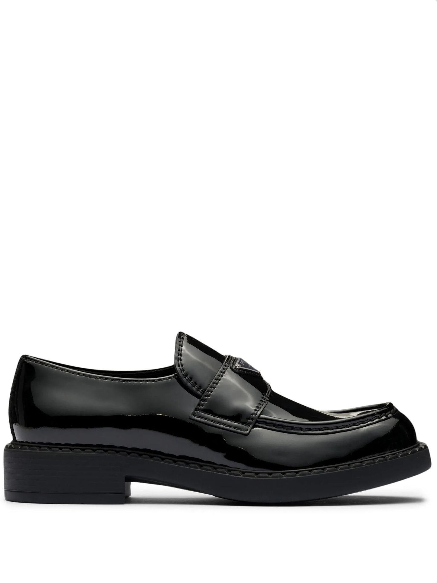 patent leather loafers