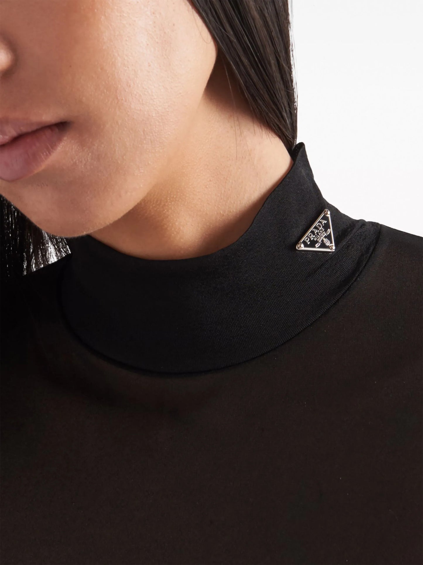 Gazar triangle-logo bodysuit