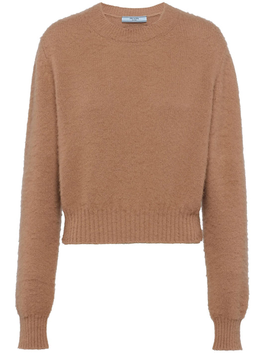 crew-neck cashmere jumper