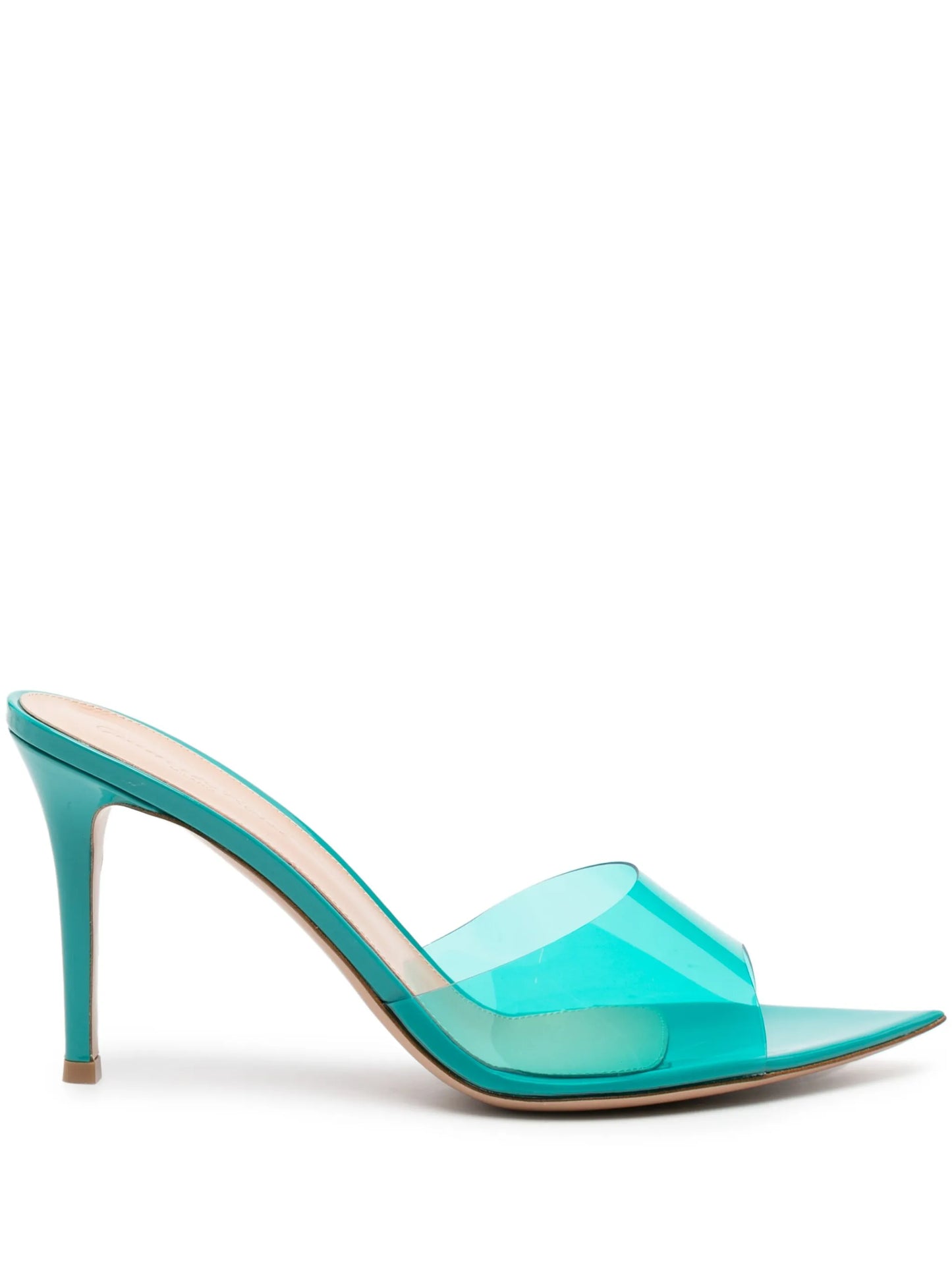 Elle 85mm transparent-strap sandals