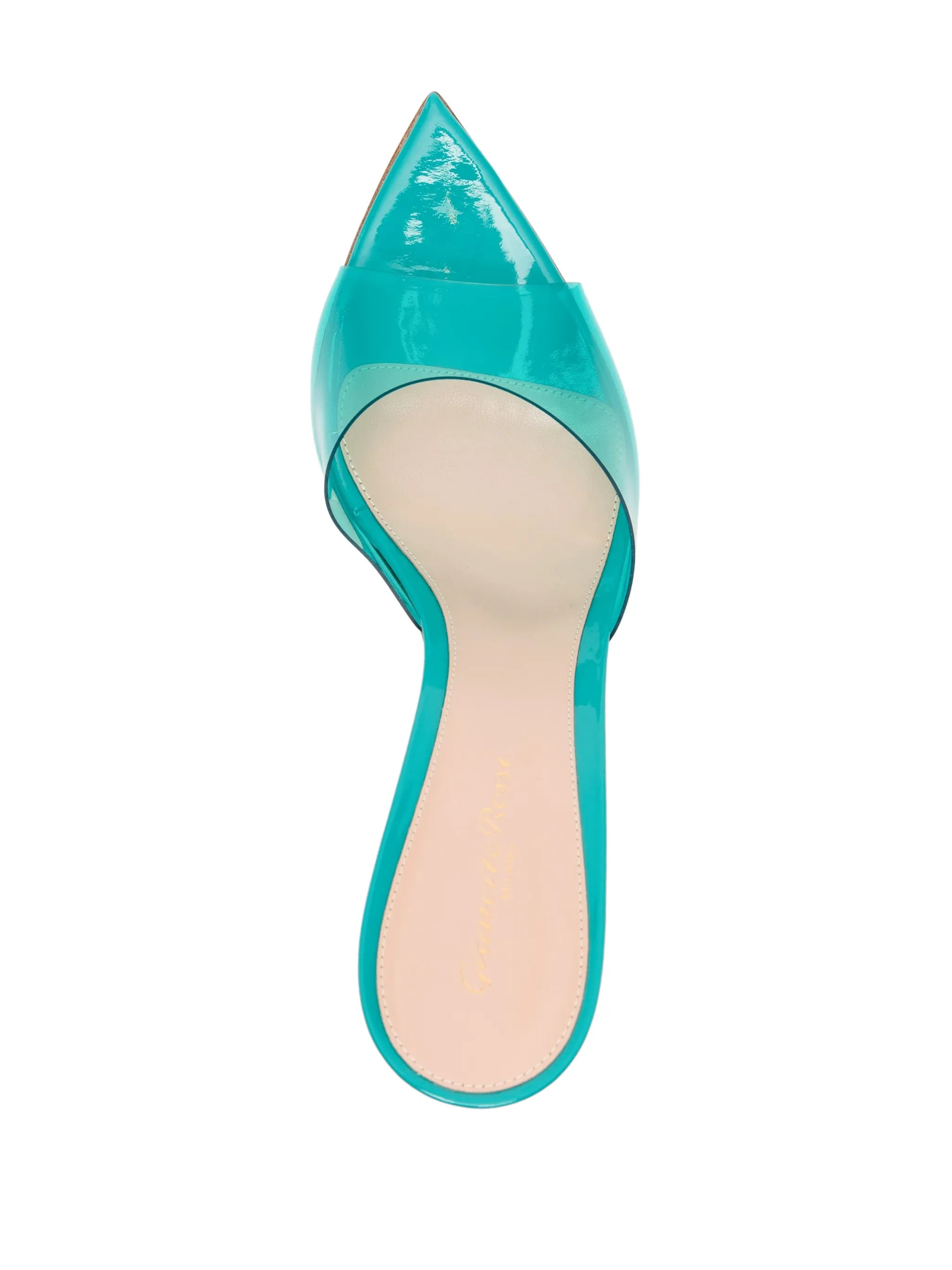 Elle 85mm transparent-strap sandals