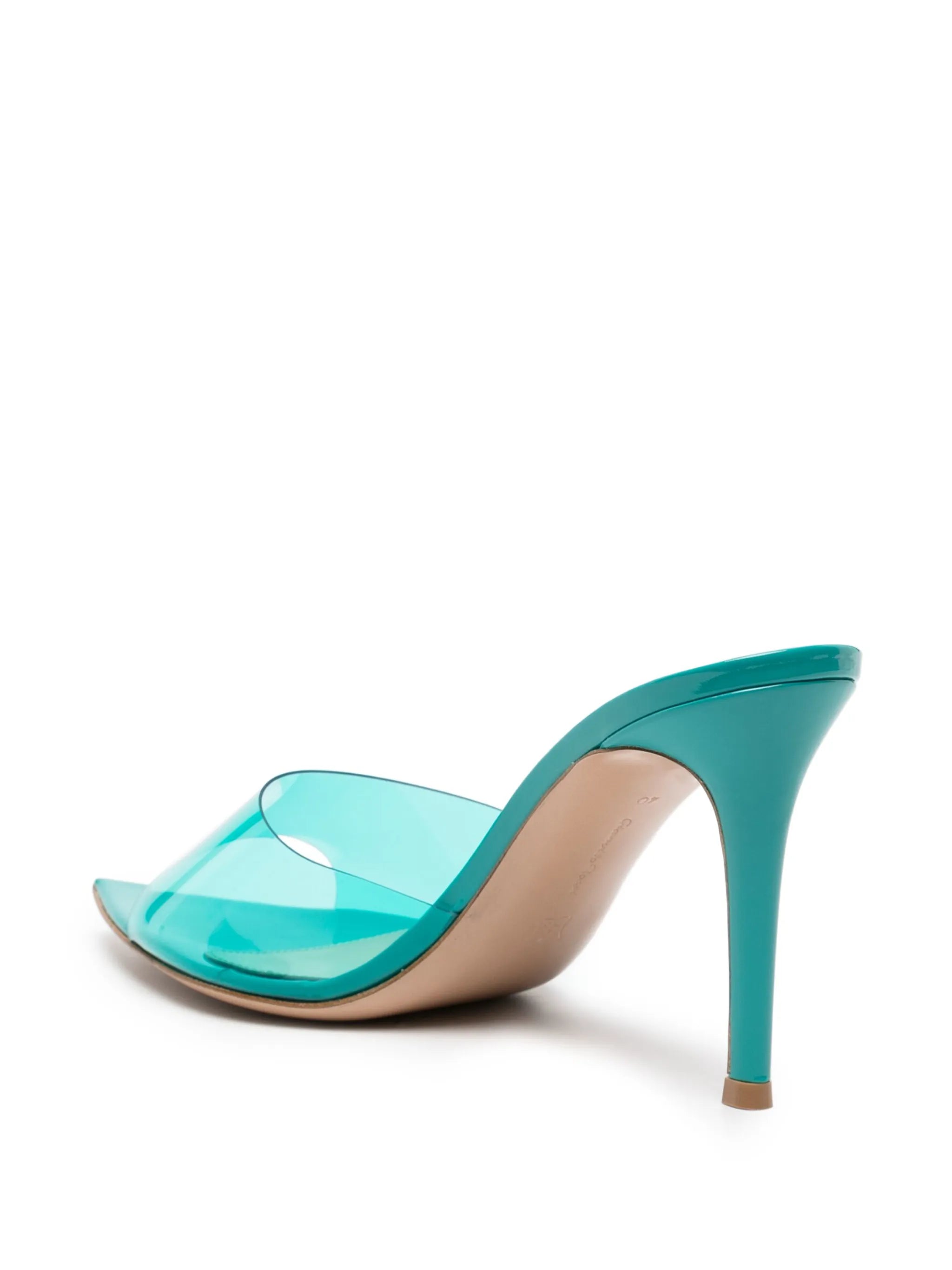 Elle 85mm transparent-strap sandals