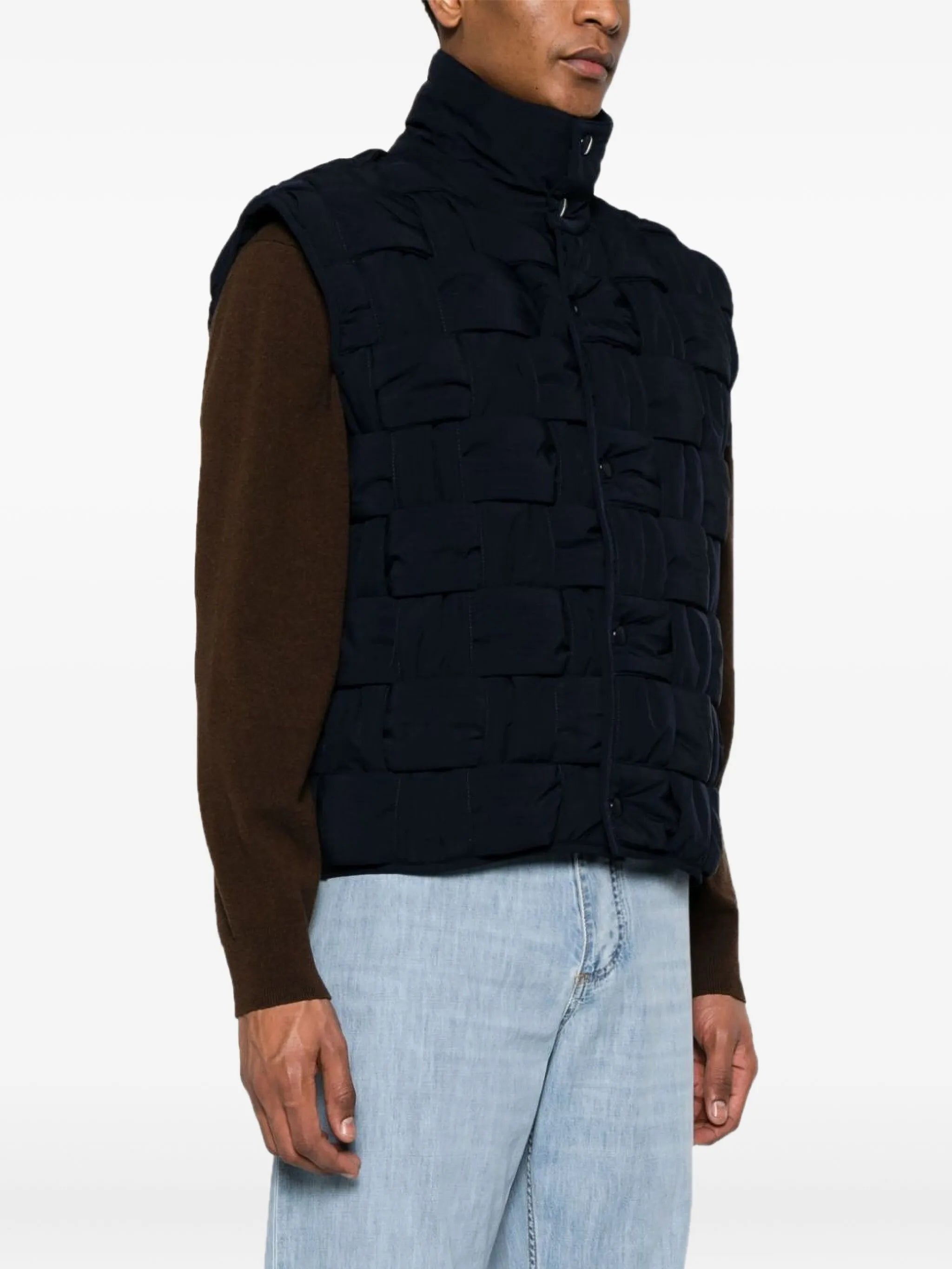 Maxi Intrecciato quilted gilet