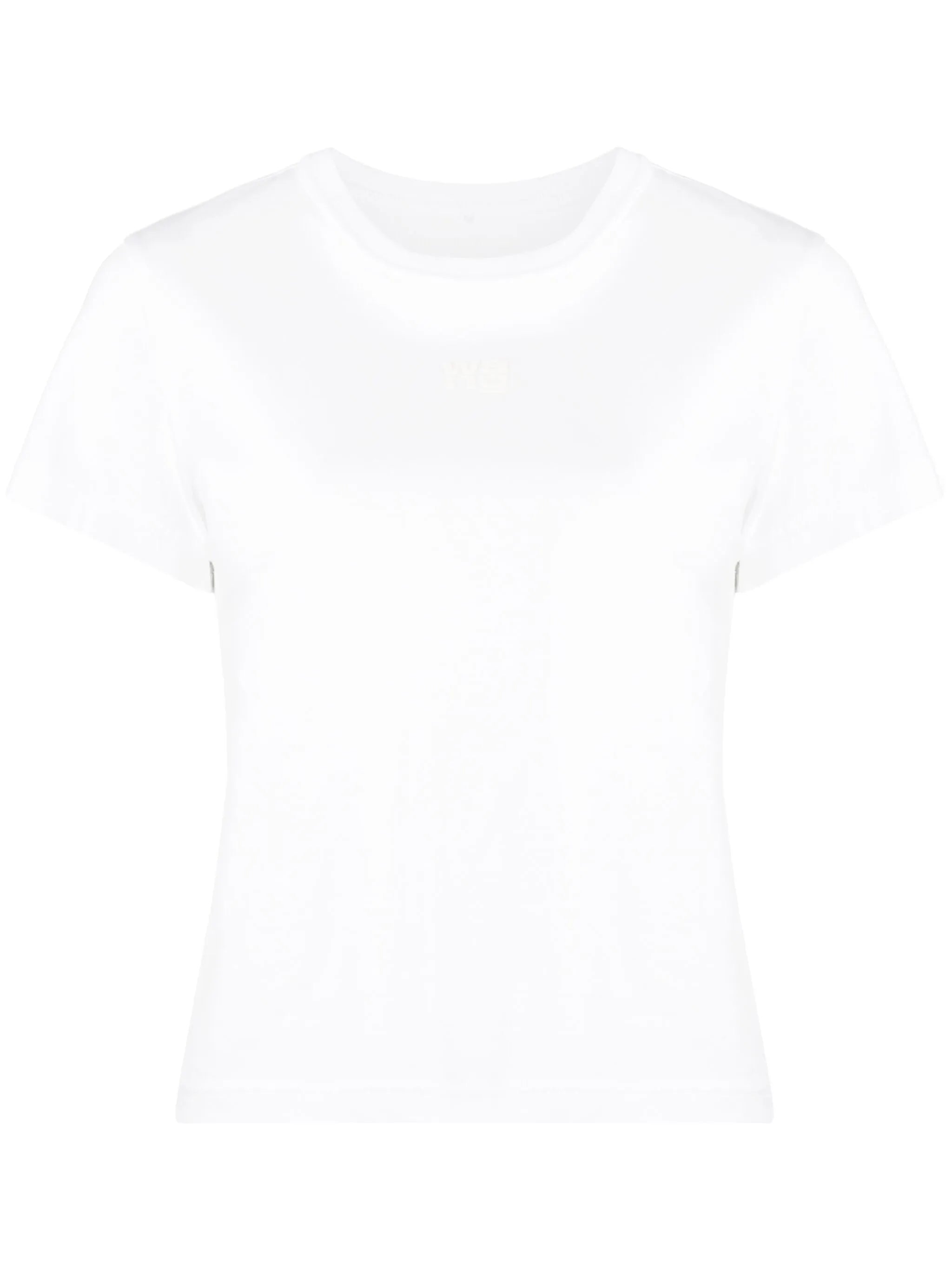 logo-embossed T-shirt