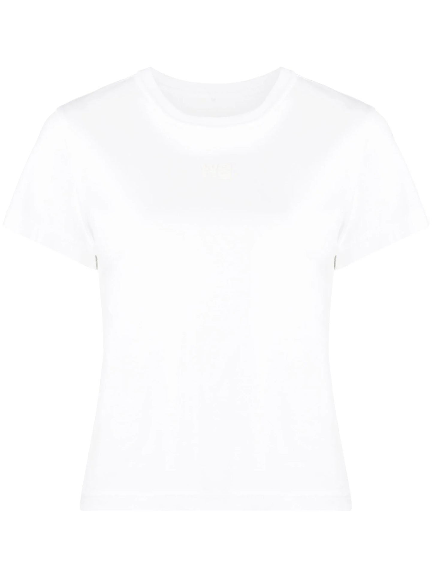 logo-embossed T-shirt