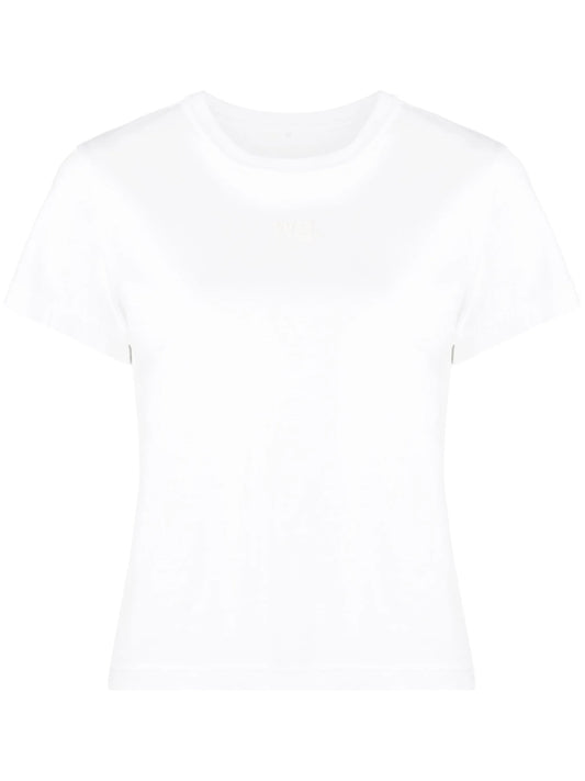 logo-embossed T-shirt