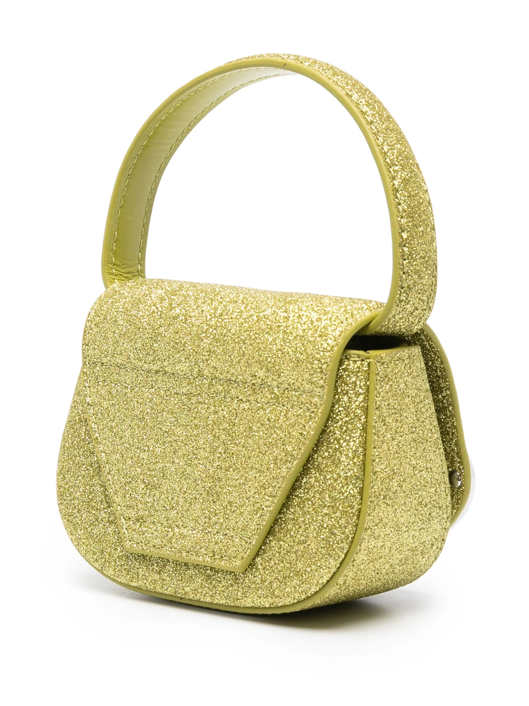 XS 1DR oval-D glitter mini bag