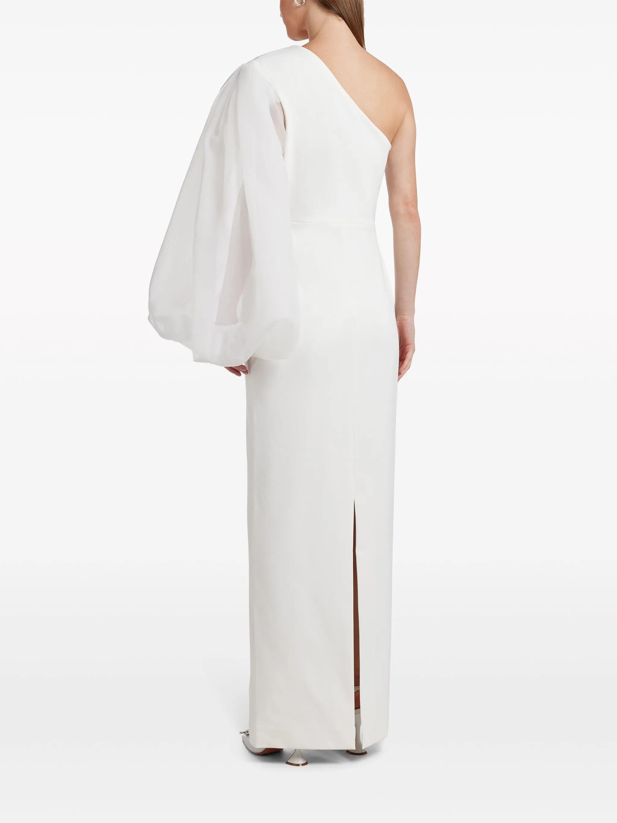 Hudson one-shoulder gown