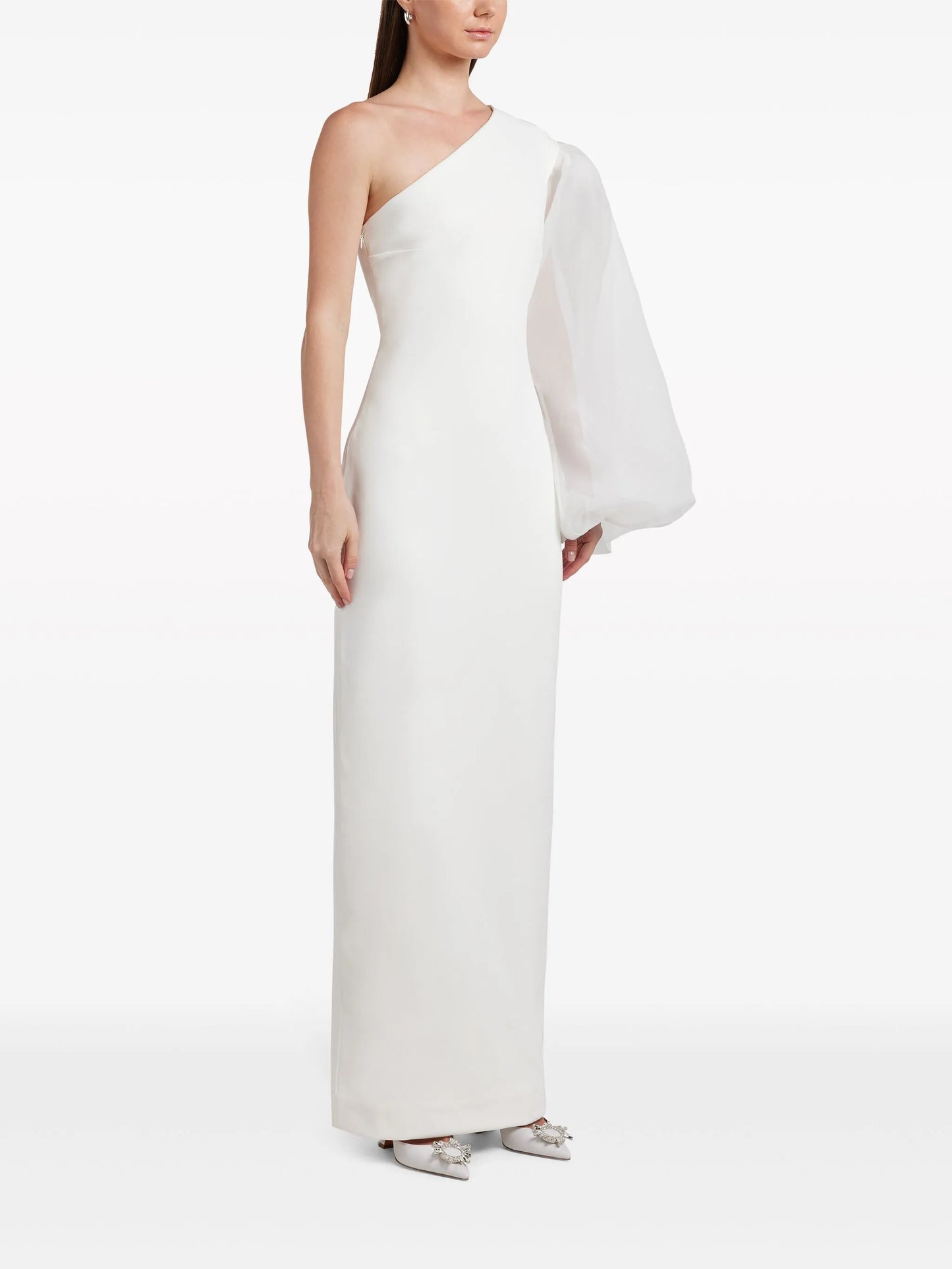 Hudson one-shoulder gown