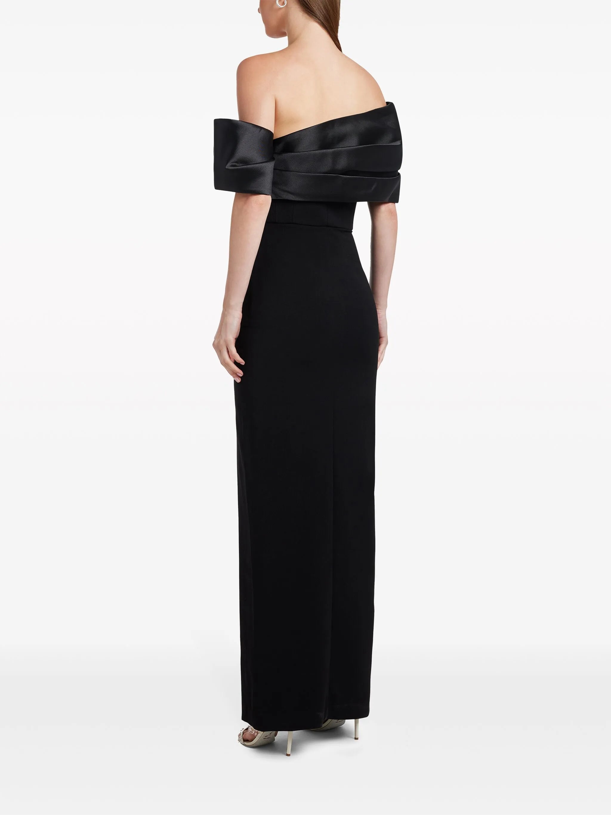 Alexis off-shoulder gown