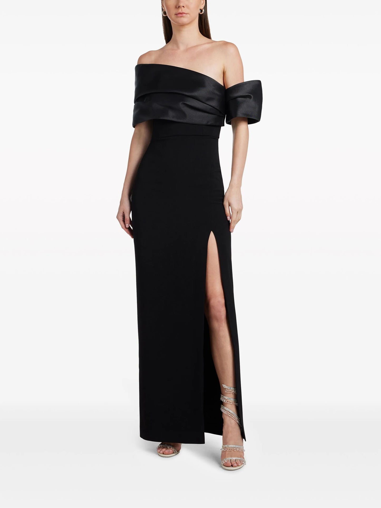 Alexis off-shoulder gown