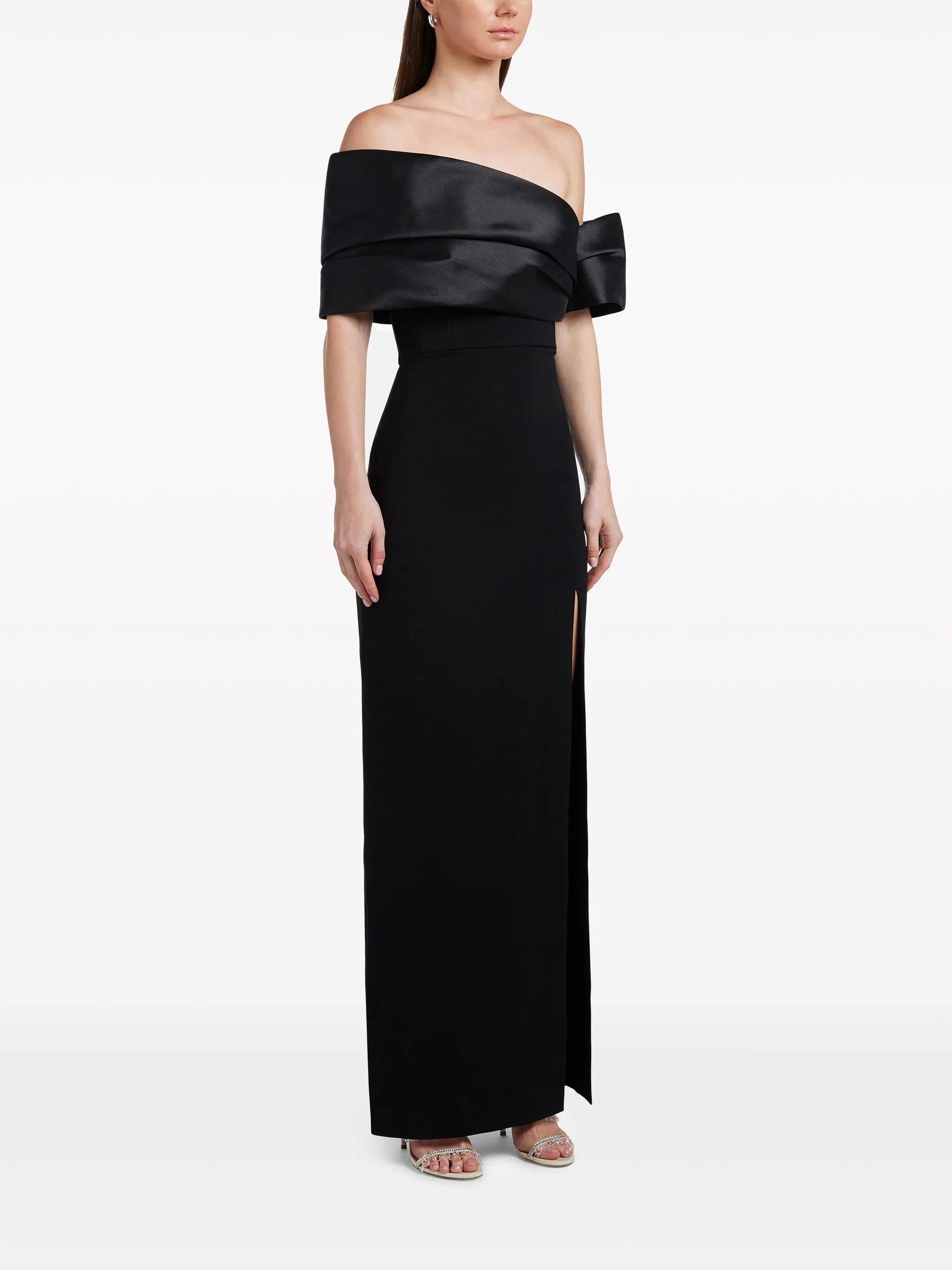 Alexis off-shoulder gown