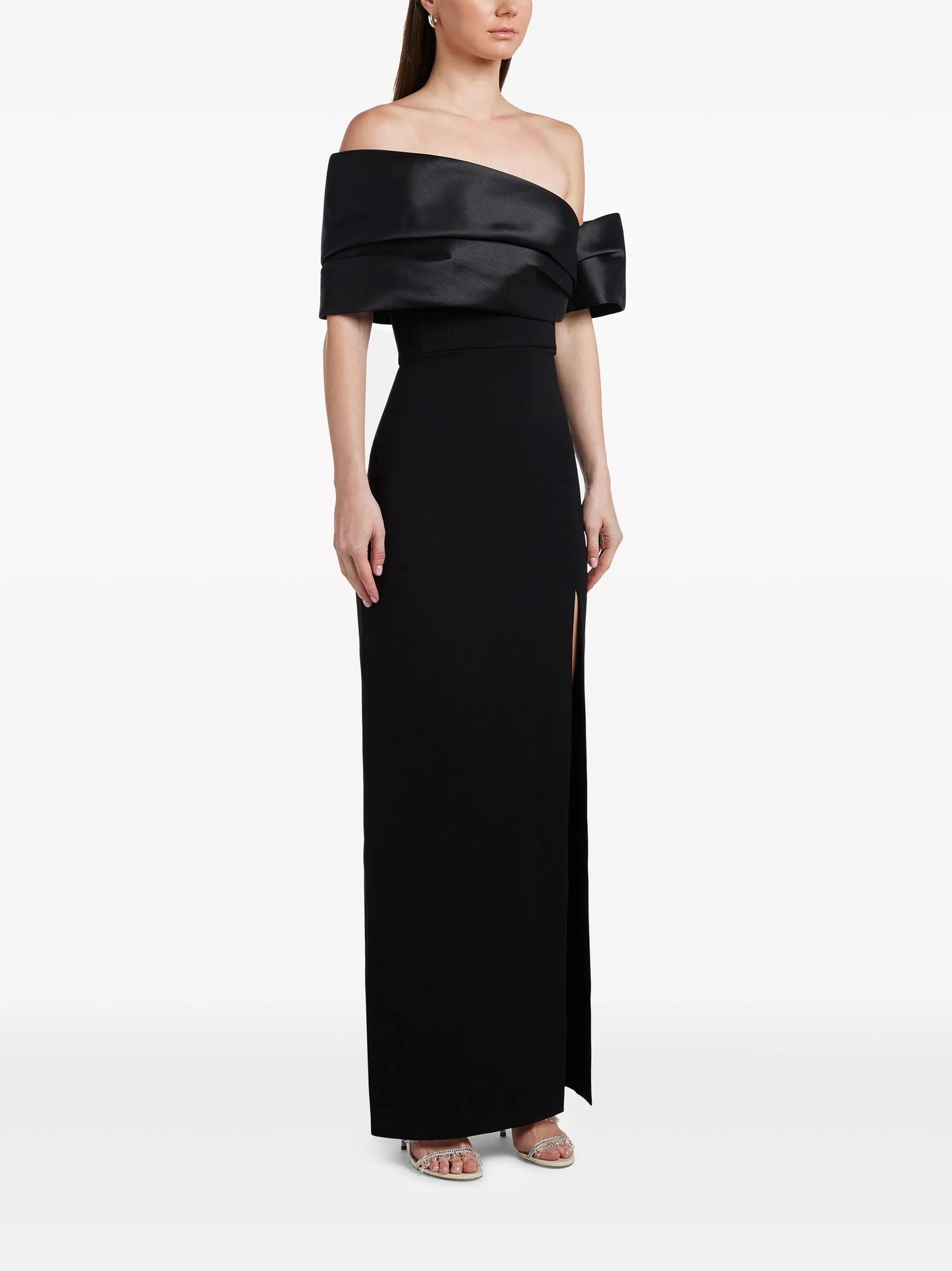 Alexis off-shoulder gown