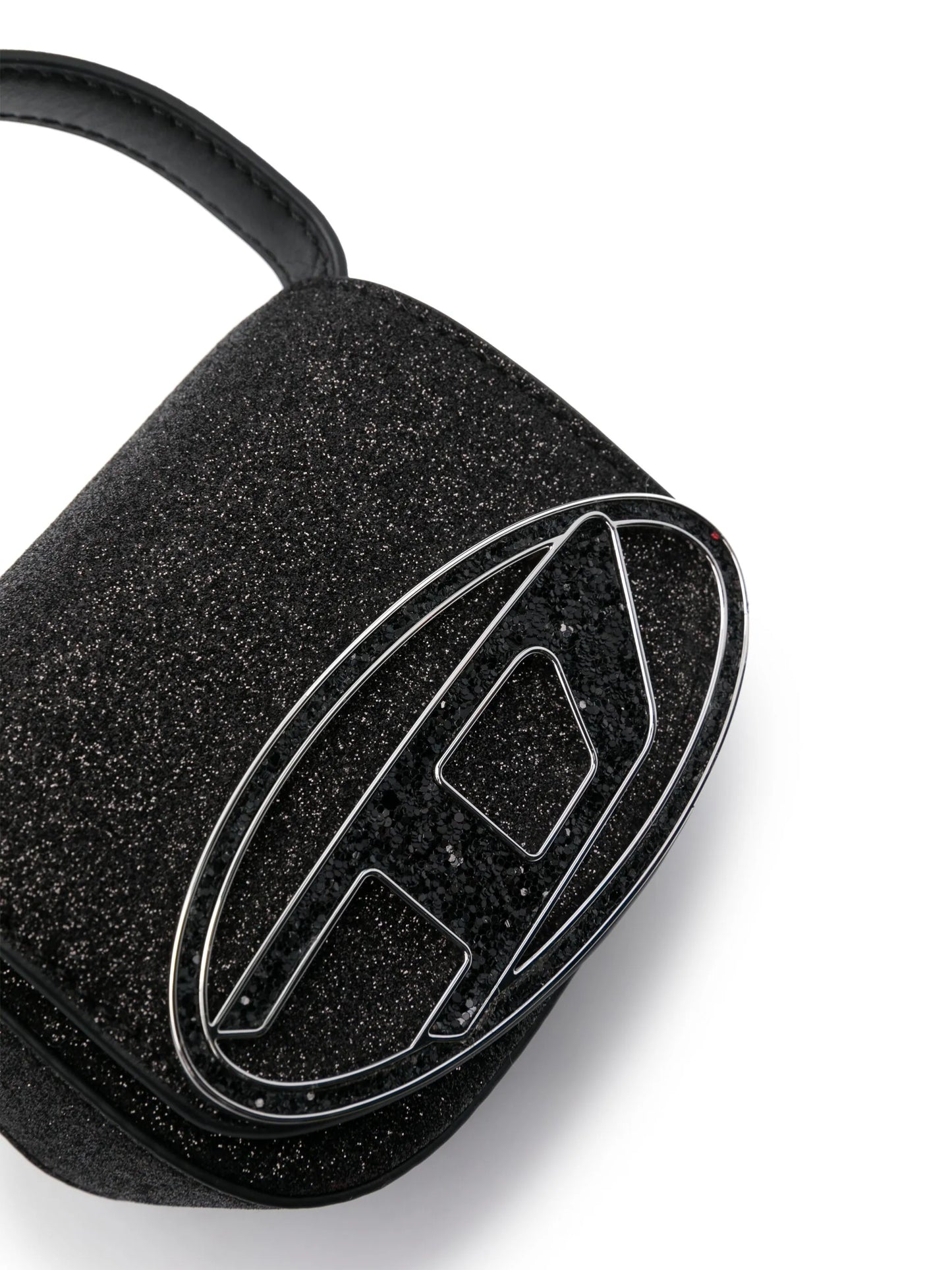 1dr logo-plaque glitter-detail mini bag