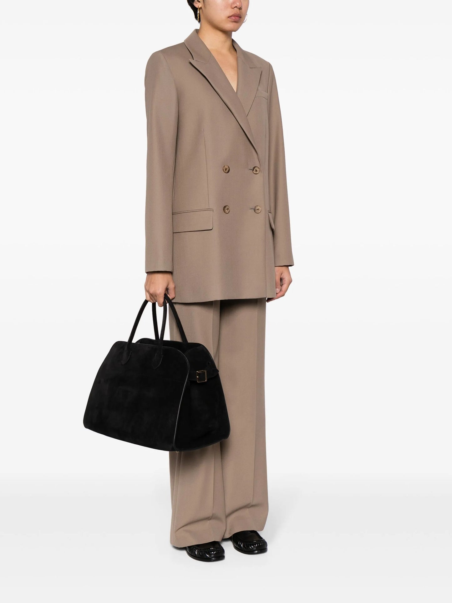 Soft Margaux suede tote bag