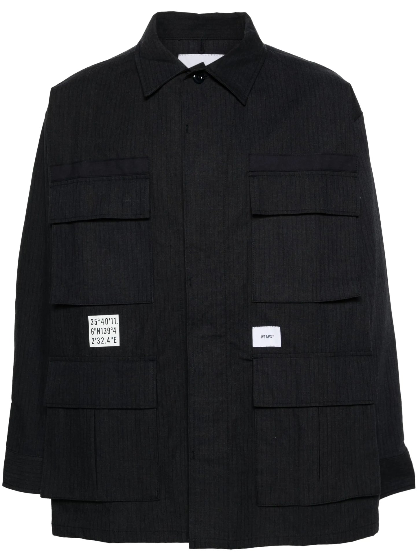 13 striped overshirt
