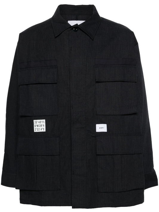 13 striped overshirt