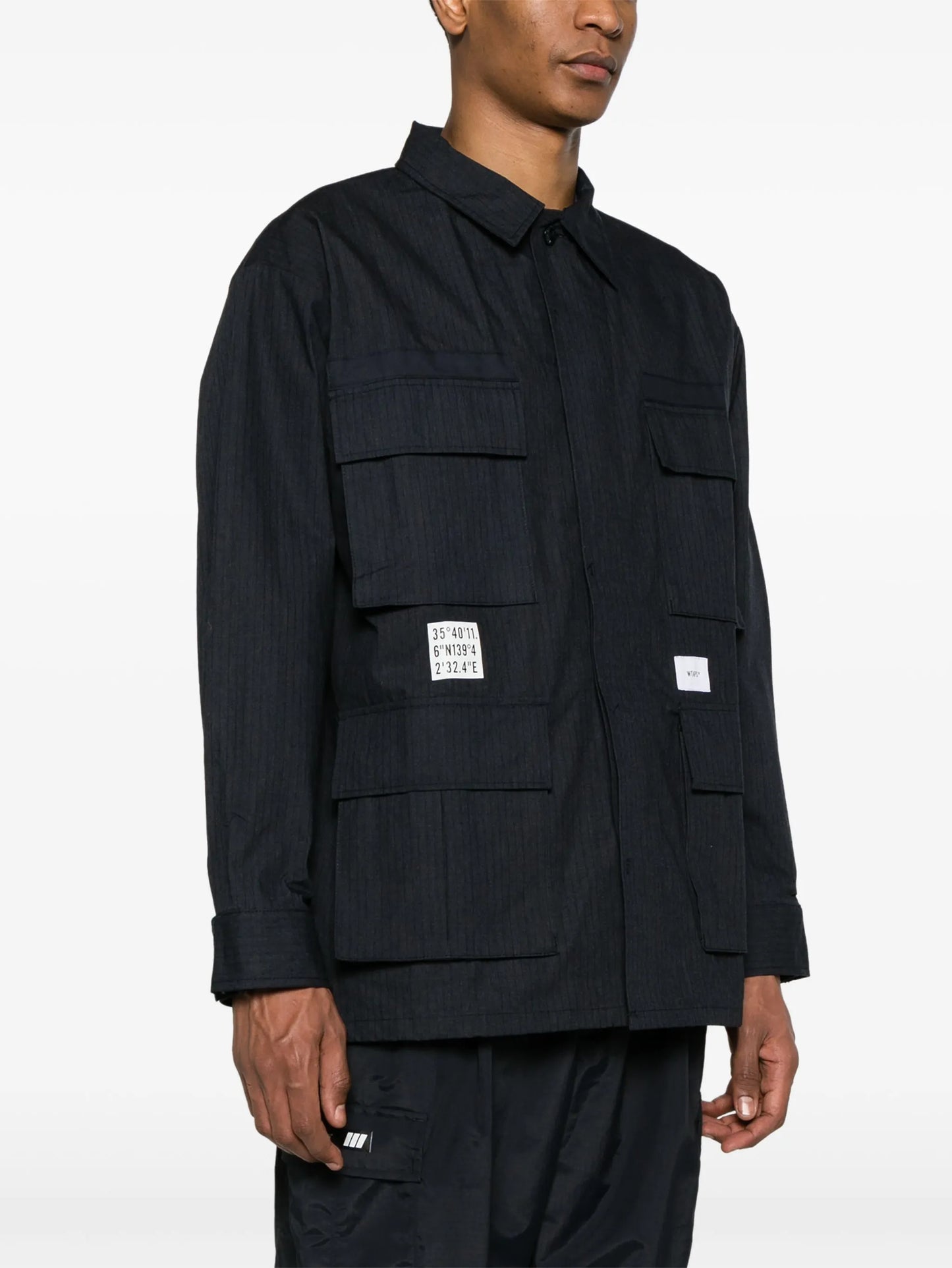 13 striped overshirt