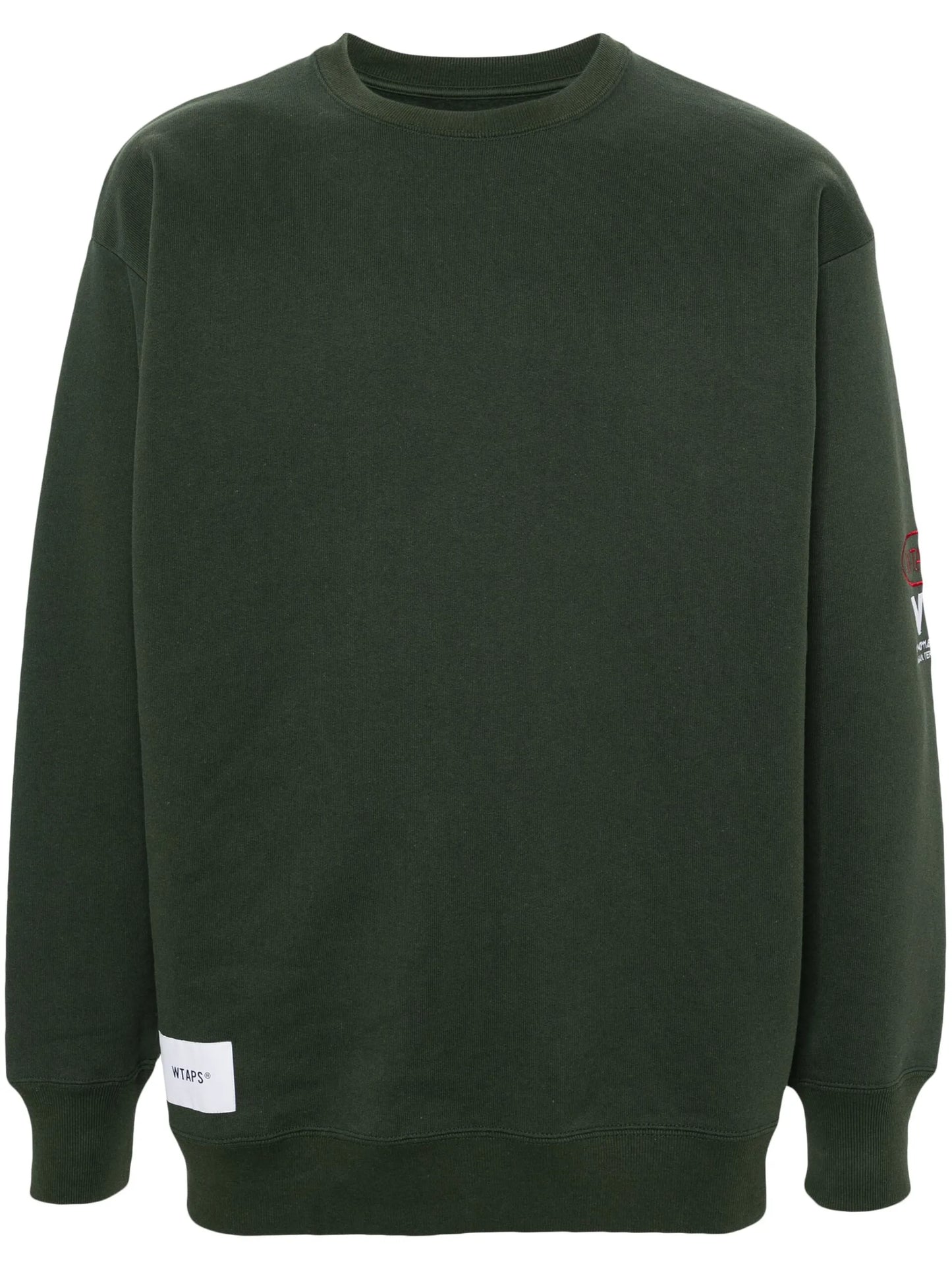 logo-embroidered cotton sweatshirt