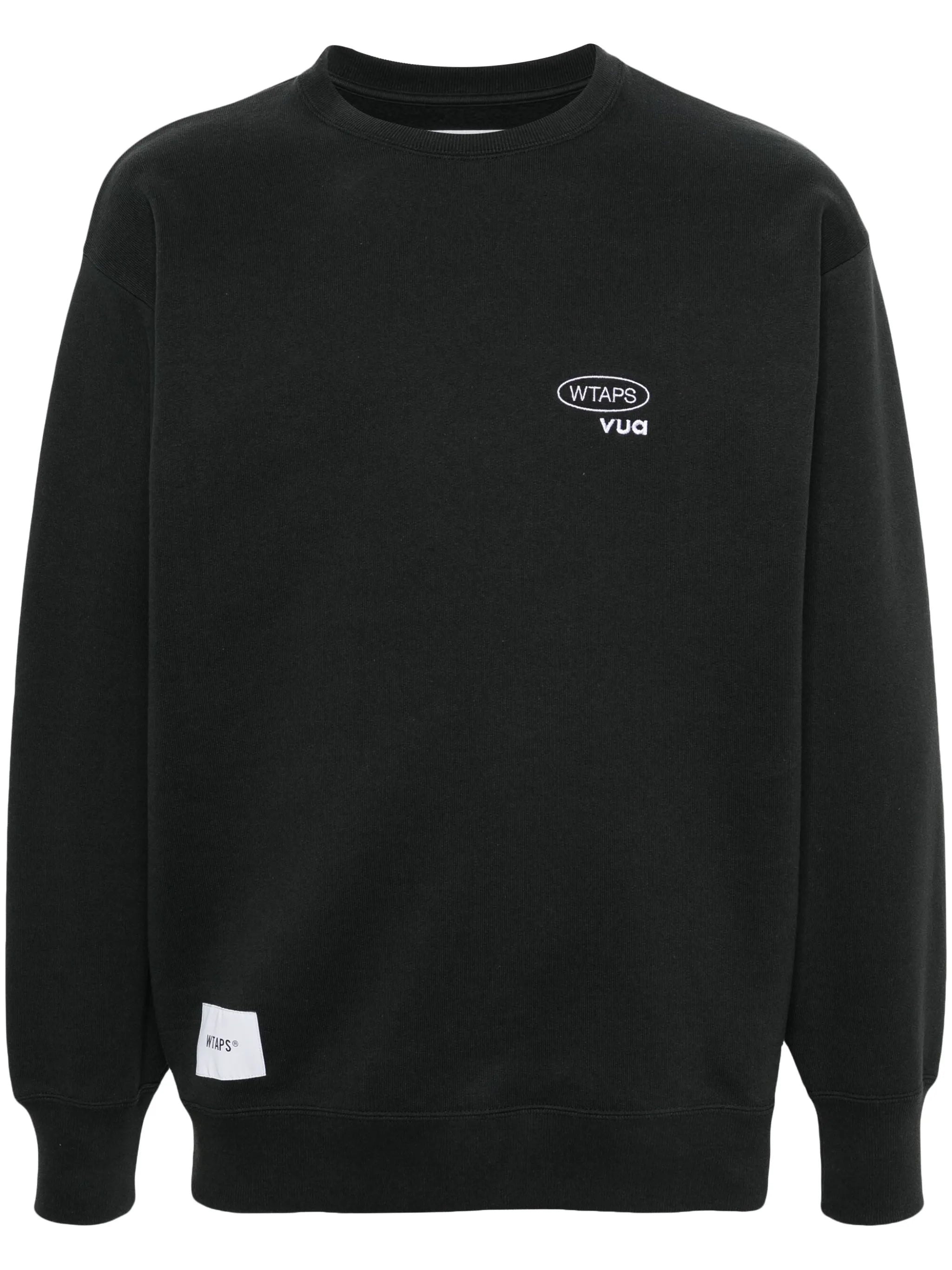 logo-embroidered cotton sweatshirt