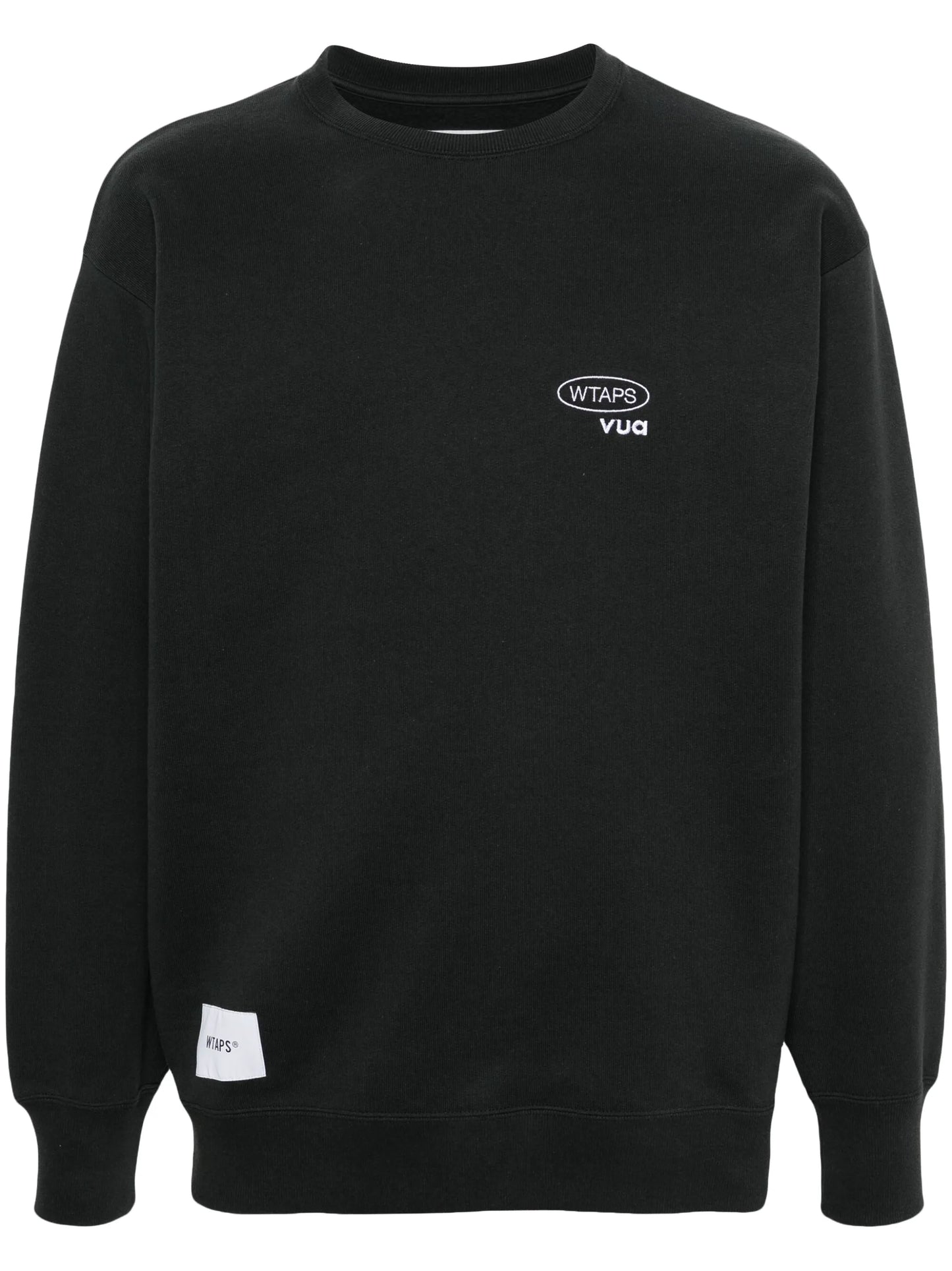 logo-embroidered cotton sweatshirt