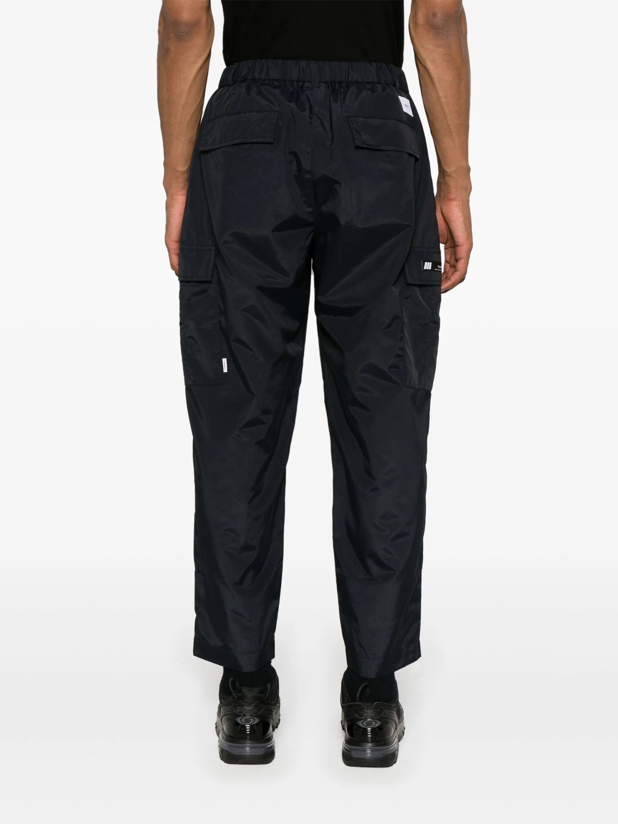 tapered-leg ripstop trousers