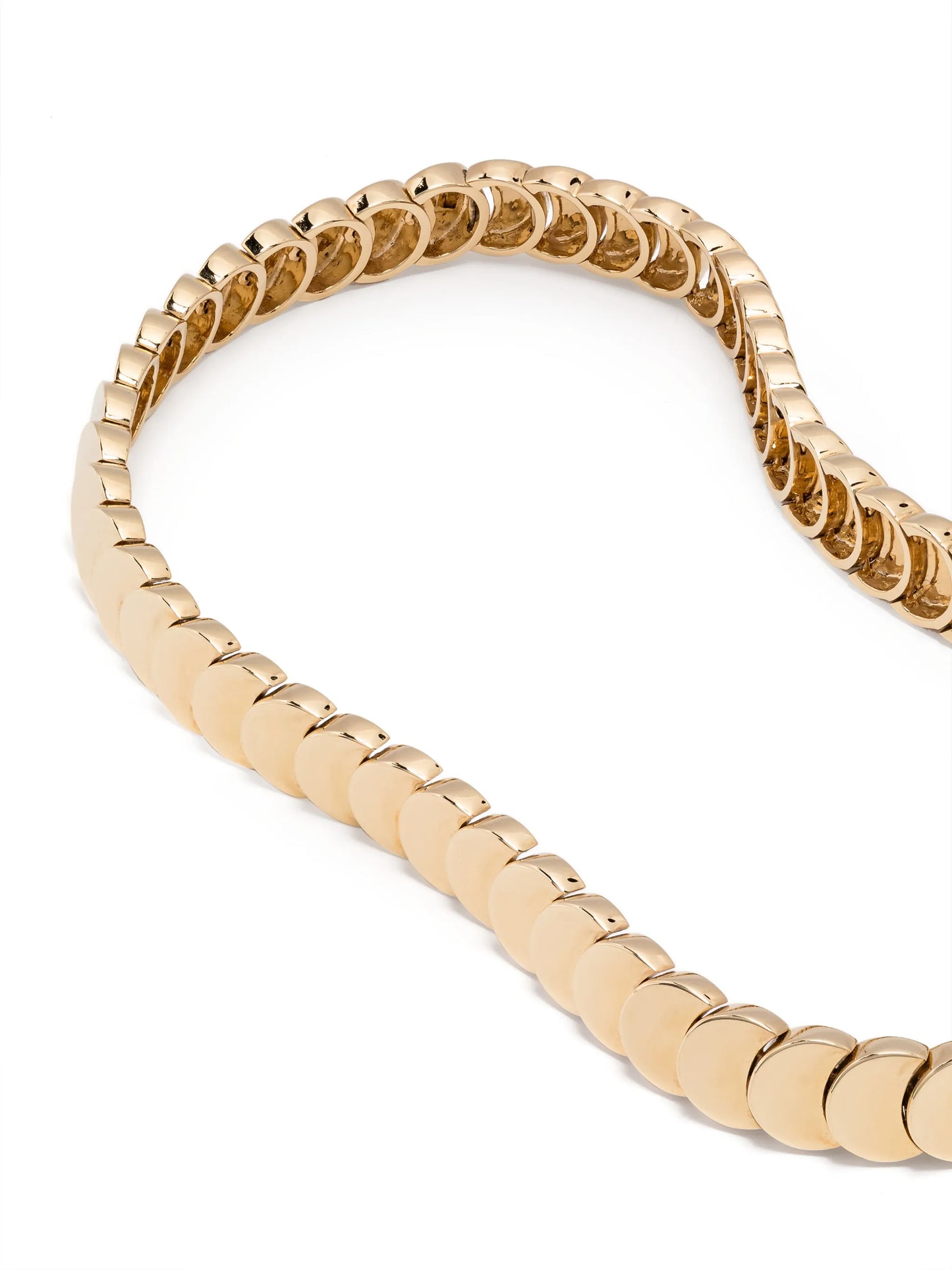 18k yellow gold Luna choker necklace