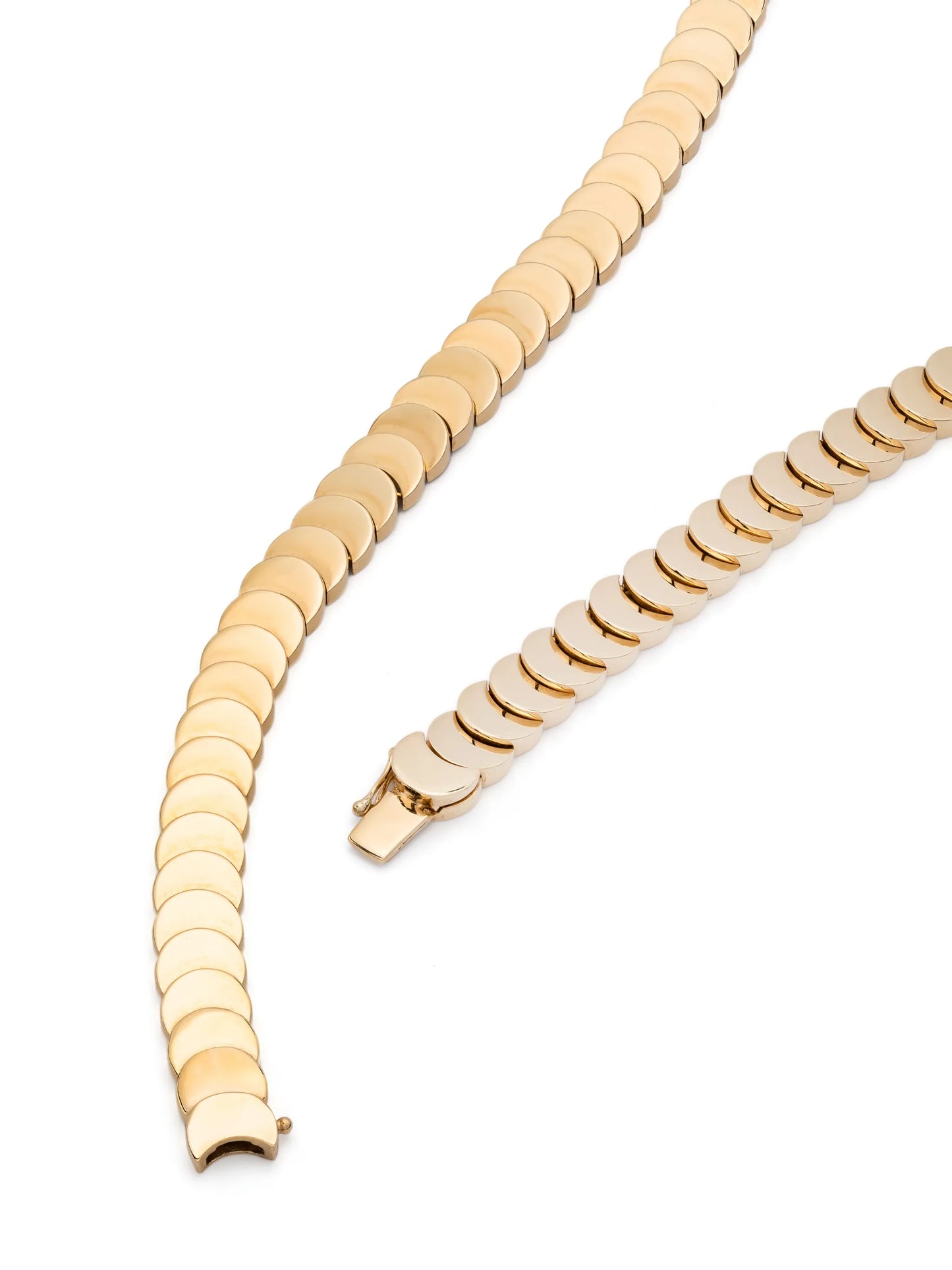 18k yellow gold Luna choker necklace