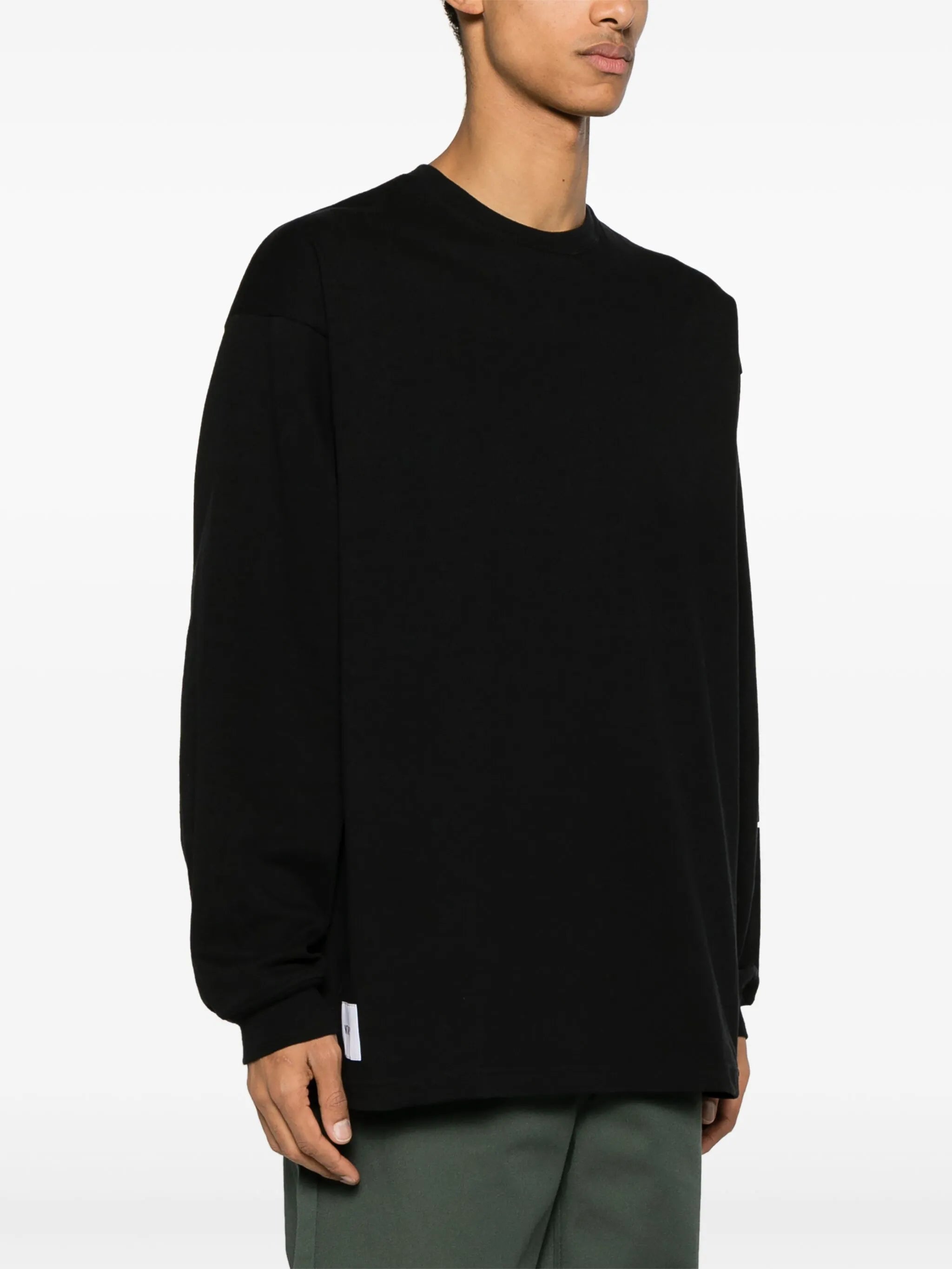Cut and Sew cotton sweatshirt
