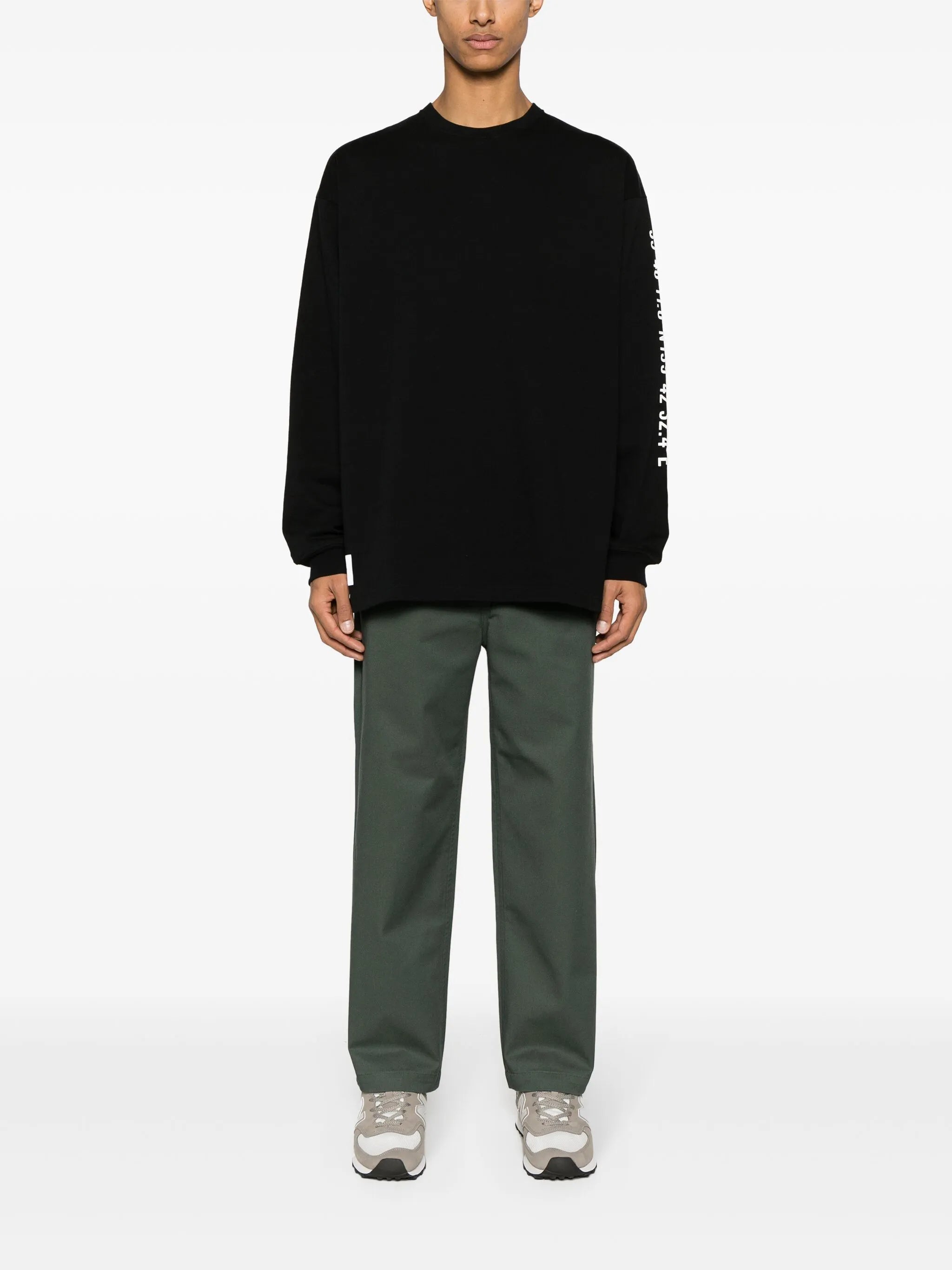 Cut and Sew cotton sweatshirt