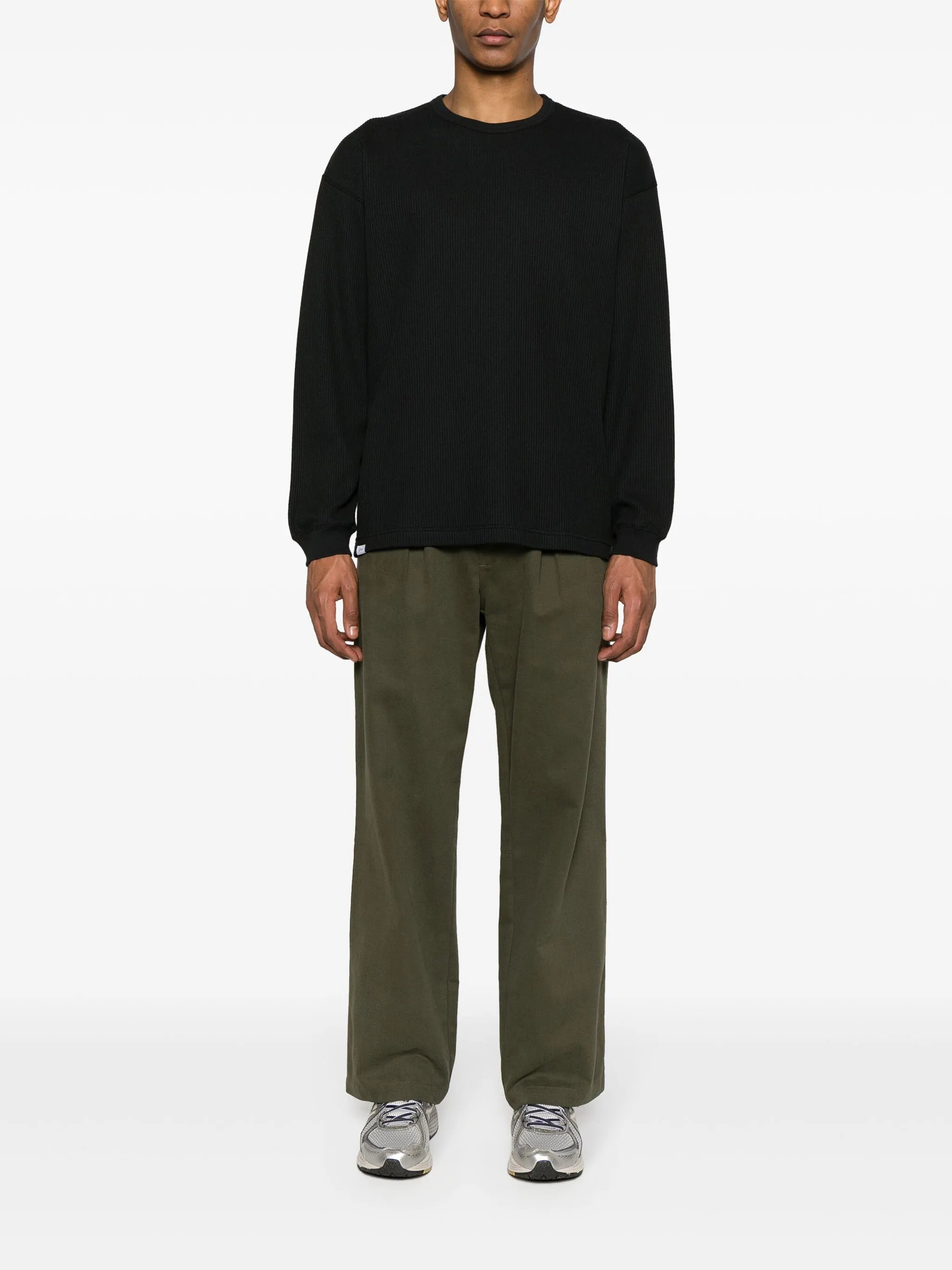 22 waffle-knit jumper