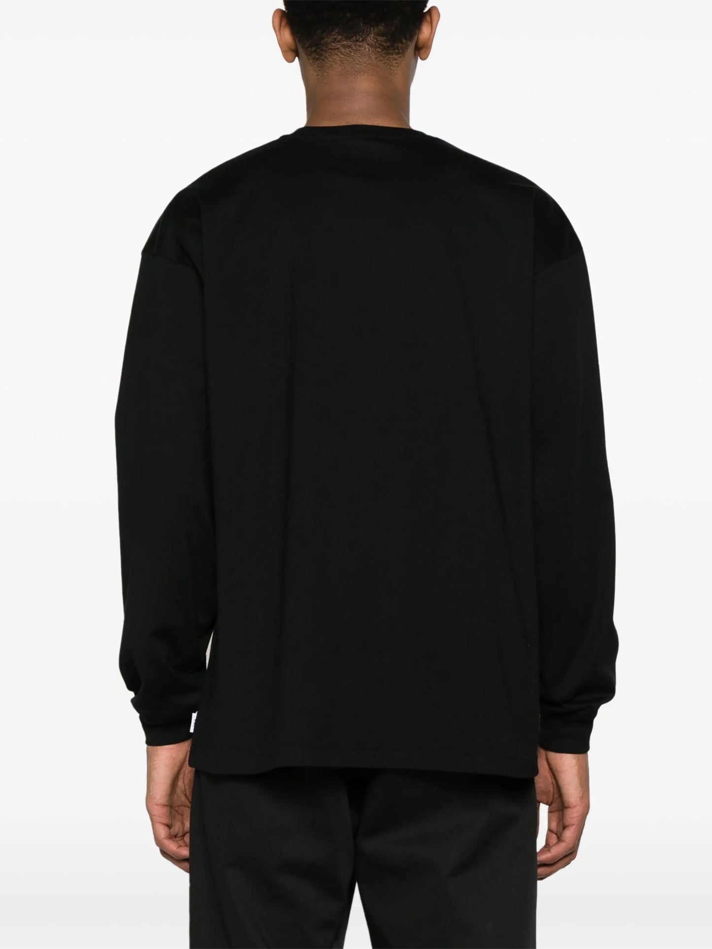 logo-embroidered long-sleeve T-shirt