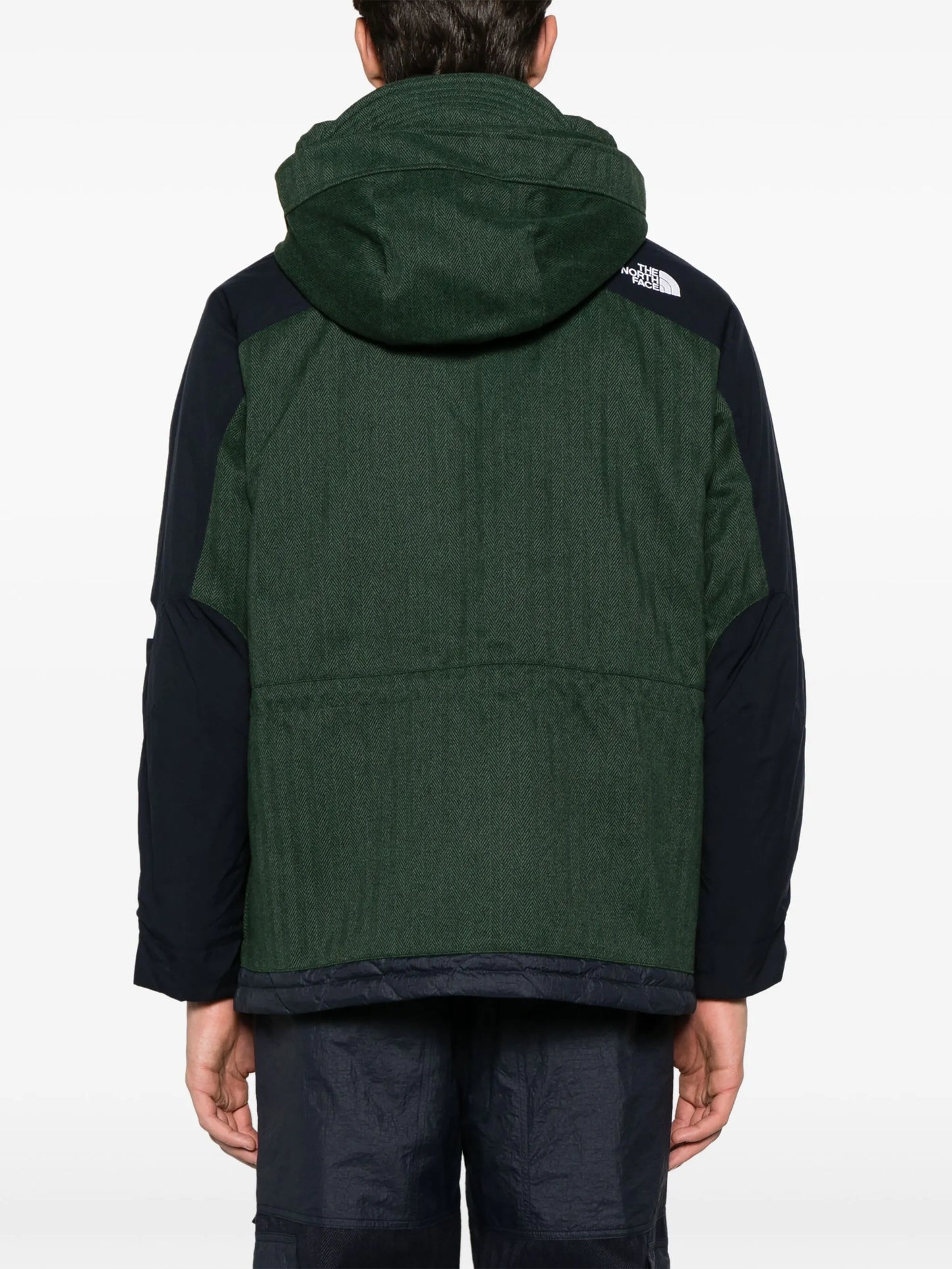 panelled down jacket